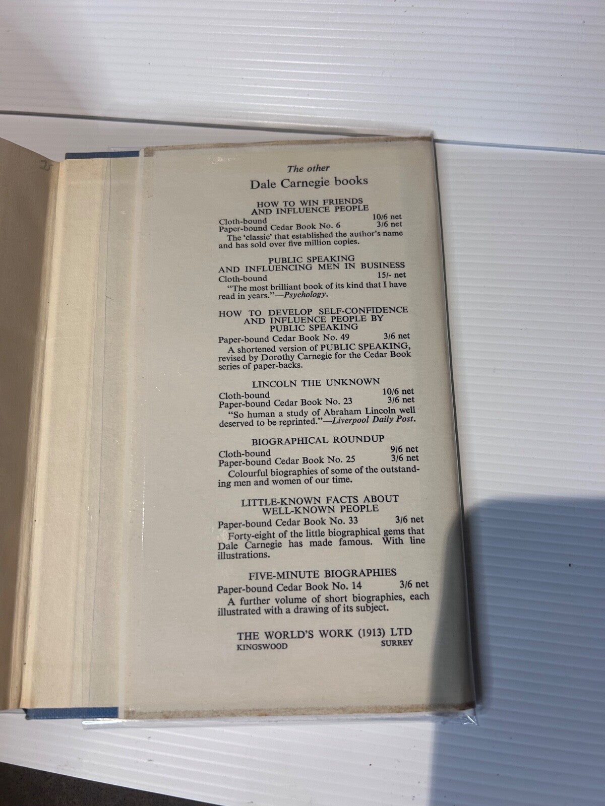 How to Stop Worrying and Start Living by Dale Carnegie | 1960 Eleventh Impressio