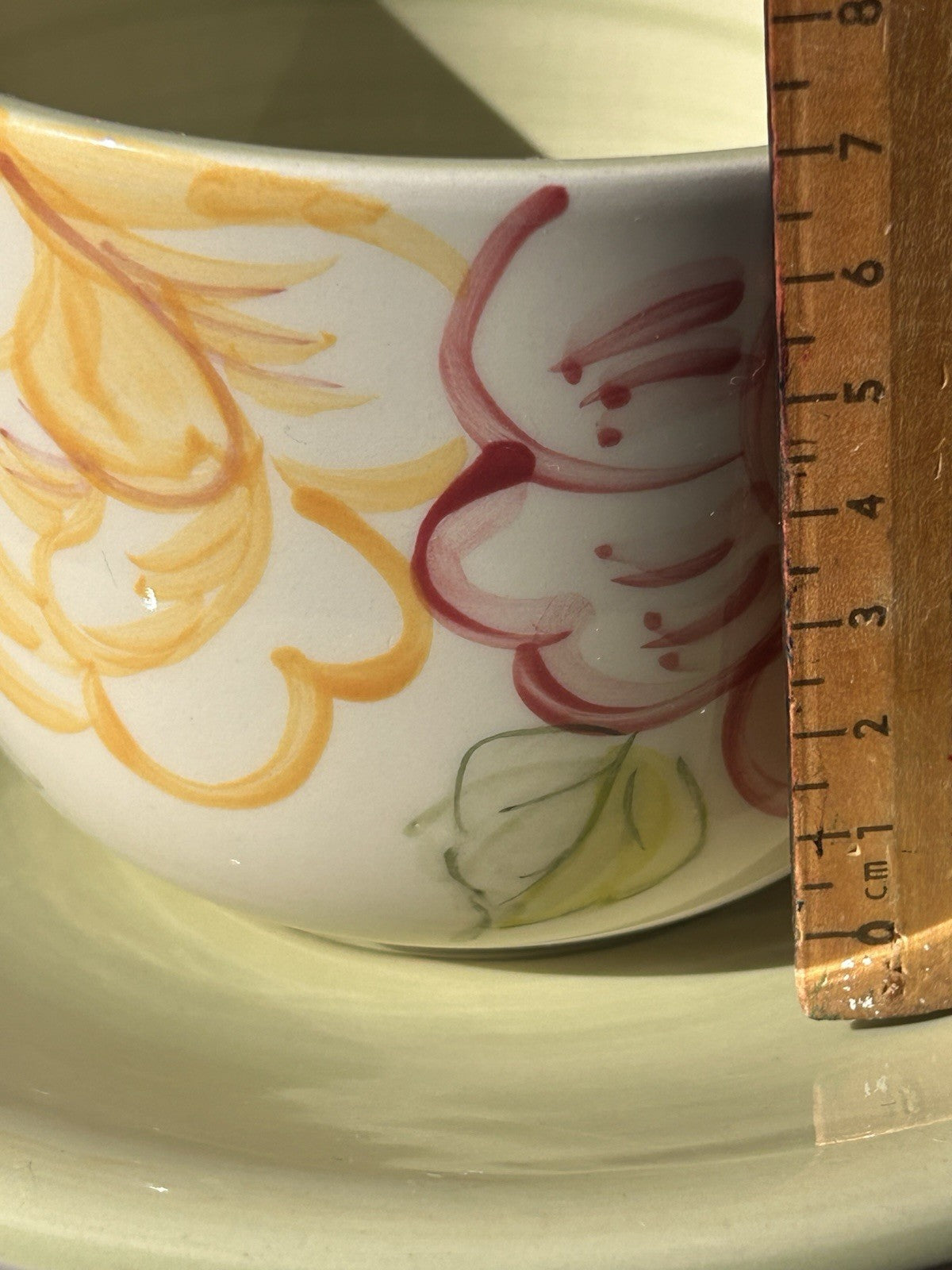 Royal Albert Rose Garden Cup & Saucer Hand Painted Earthenware Portugal 2000