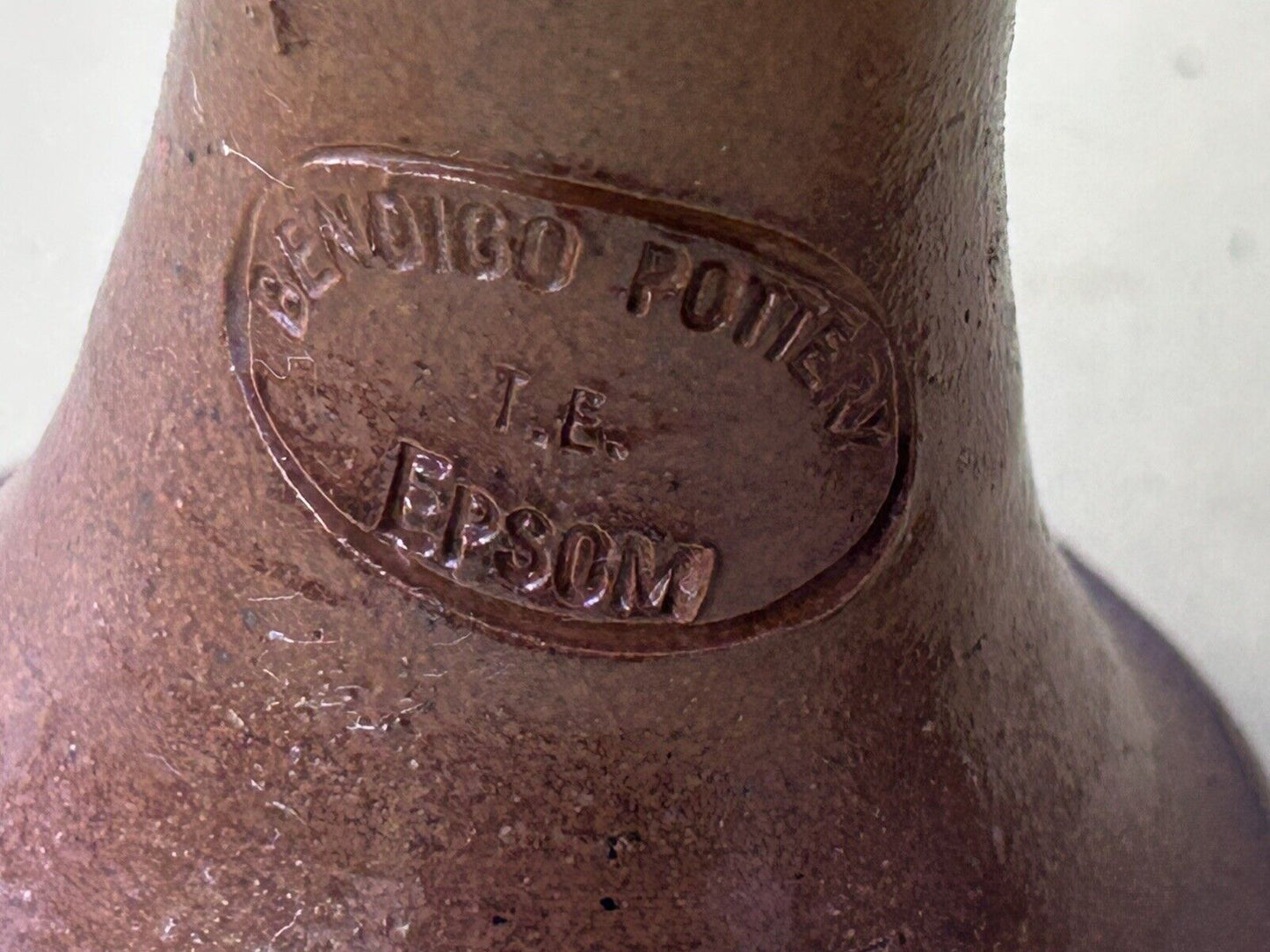 Bendigo Pottery 2 x Goblets Hand Made Stoneware - August 1980 Made