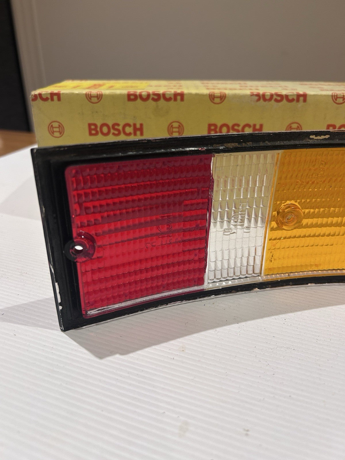 Pair Bosch Porsche 911 Rear Tail Light Lenses 1964–73 | OEM | 911.631.924.03