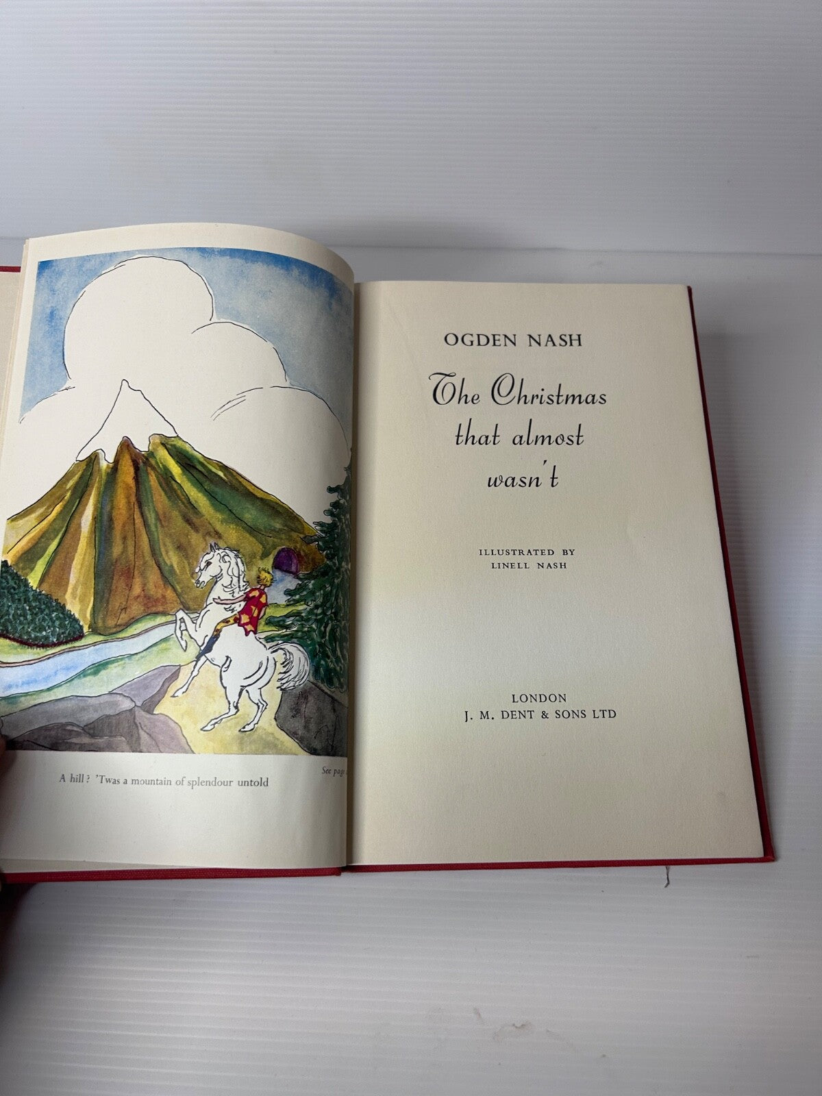 Ogden Nash The Christmas That Almost Wasn’t 1st UK Edition HC Linell Nash Illus