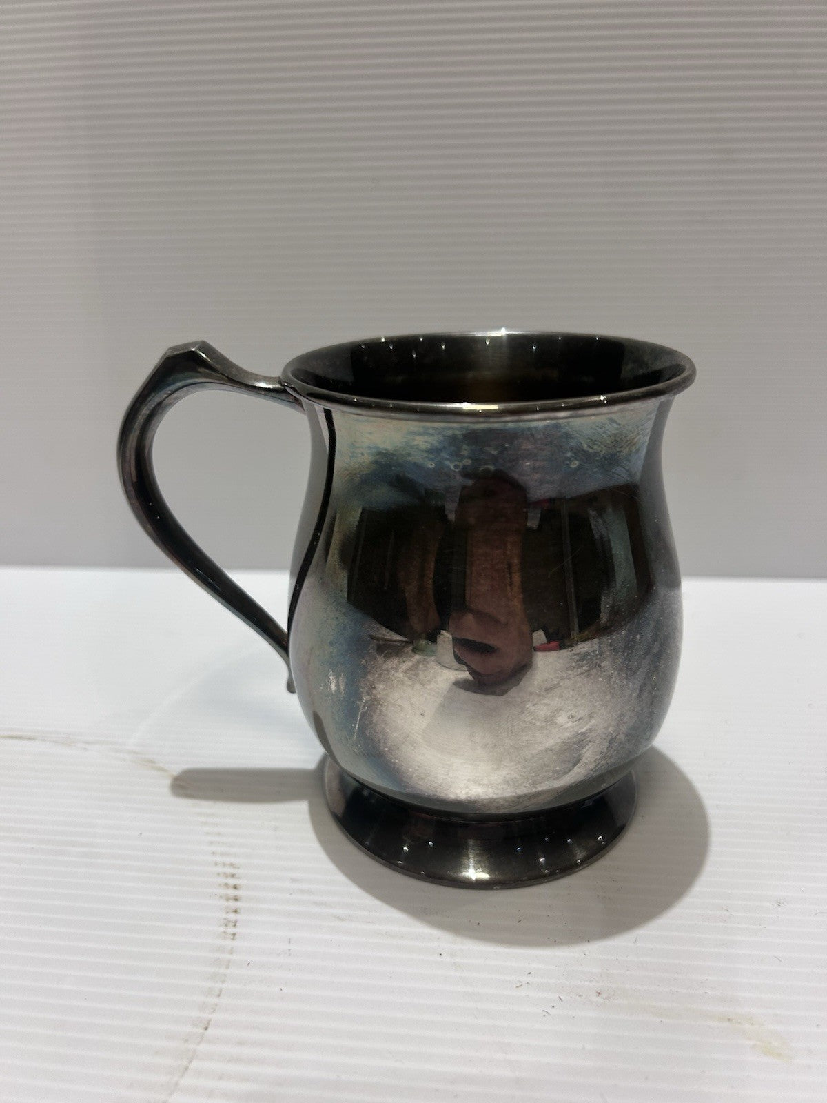 Vintage CUB Carlton United Breweries Metal Beer Tankard Mug Barware