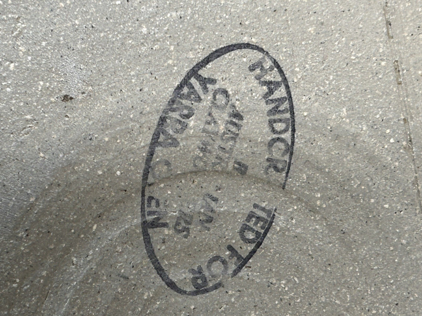 Handcrafted Australian Pottery Chip & Dip Plate Yarra Glen 27cm Vintage