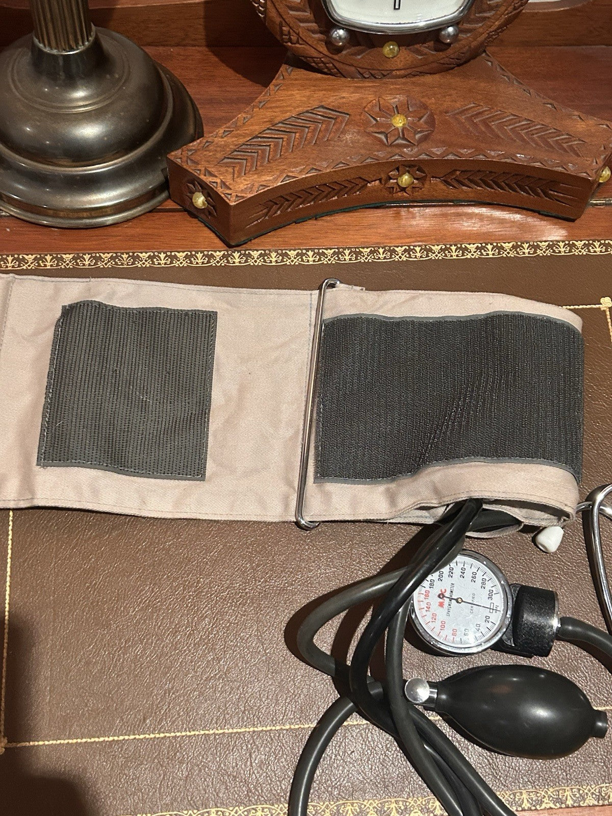 Vintage MAC Sphygmomanometer BP Monitor Manual Blood Pressure Cuff Works