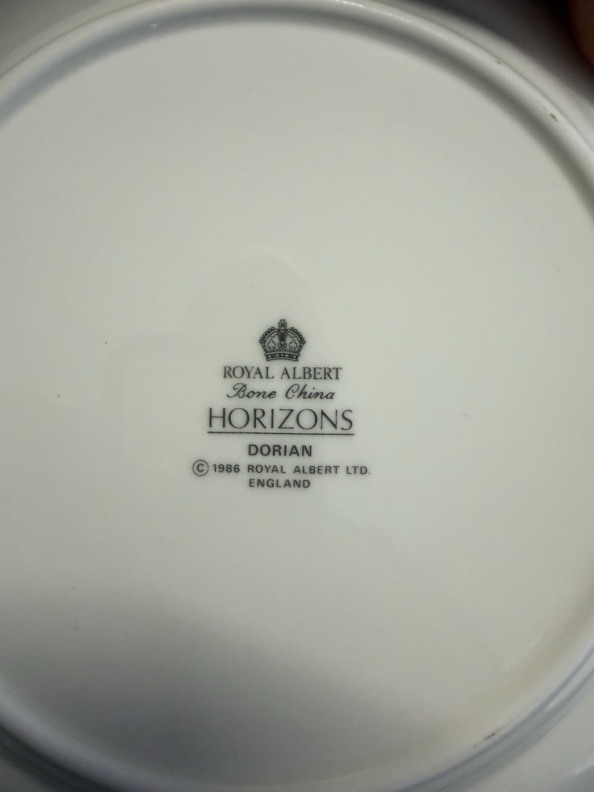 Royal Albert Horizons Dorian 4 Plates England Bone China 23cm