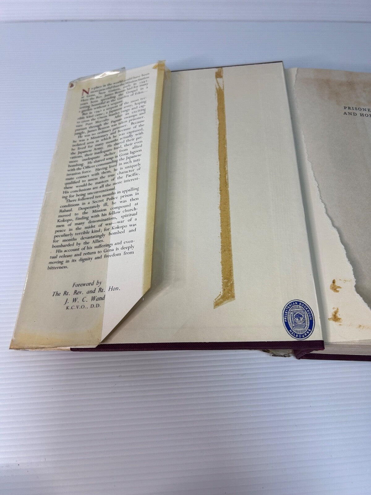 Prisoner's Base and Home Again – The Story of a Missionary P.O.W. (1957, 1st Edi