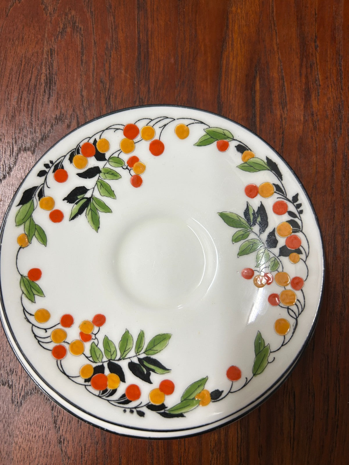 Vintage Royal Doulton Trio Teacup Saucer Plate Art Deco Floral RN 722923