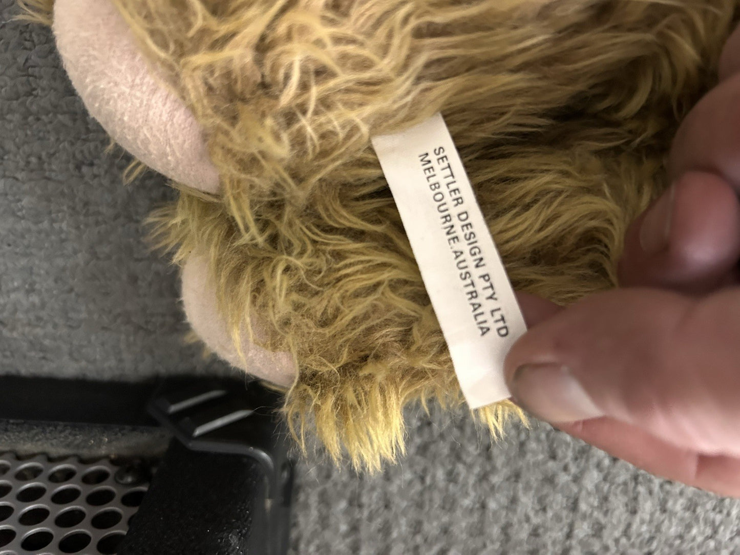 Vintage Settler Design Teddy Bear Plush Soft Toy Australia 1980s–90s