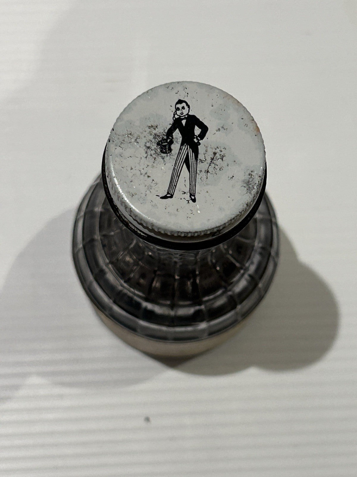 Vintage Meltonian Black Suede Cleaner Bottle 1950s Williamstown VIC