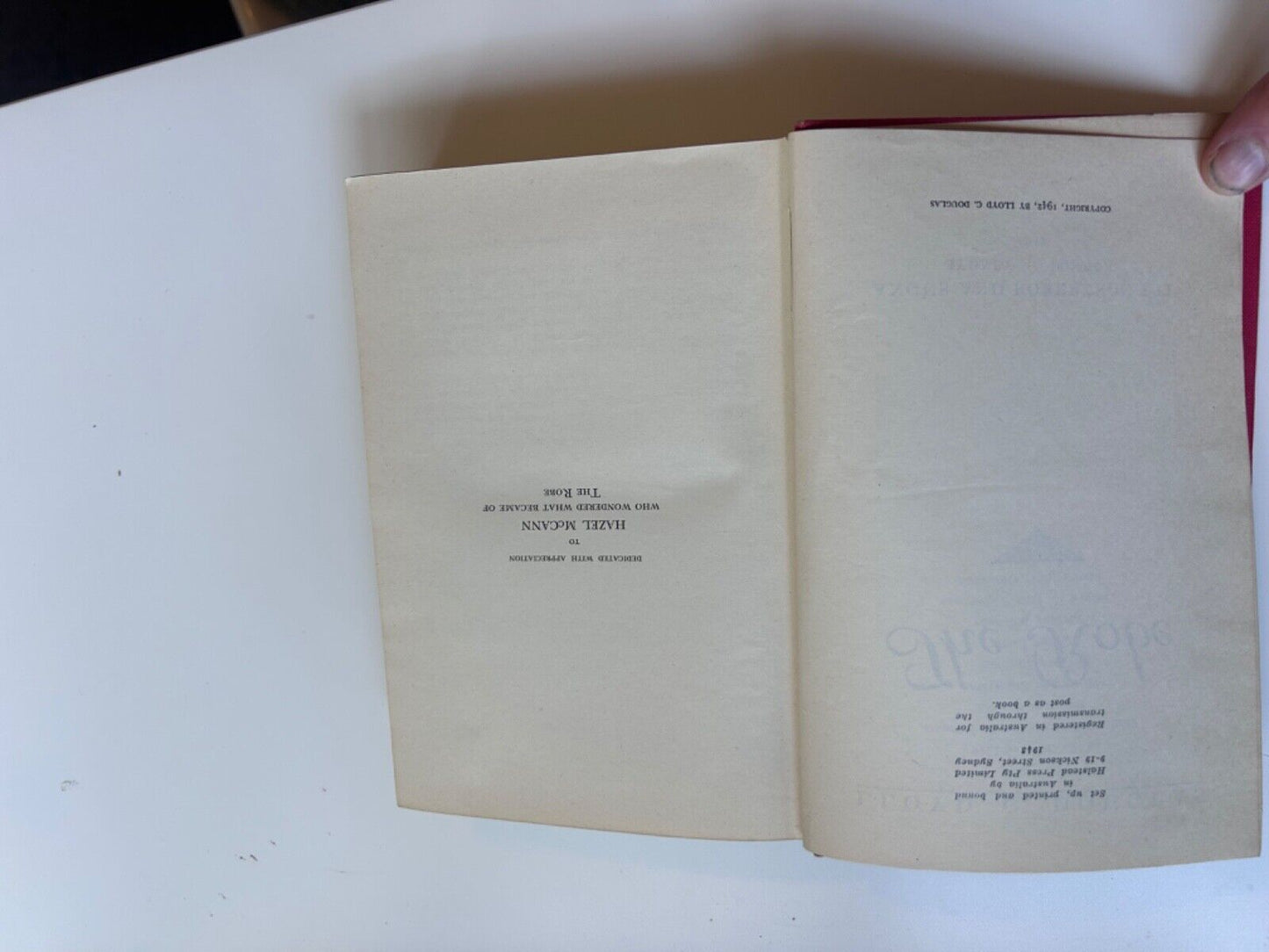 The Robe - Lloyd C. Douglas 1st Edition 1943 RARE Dust Jacket