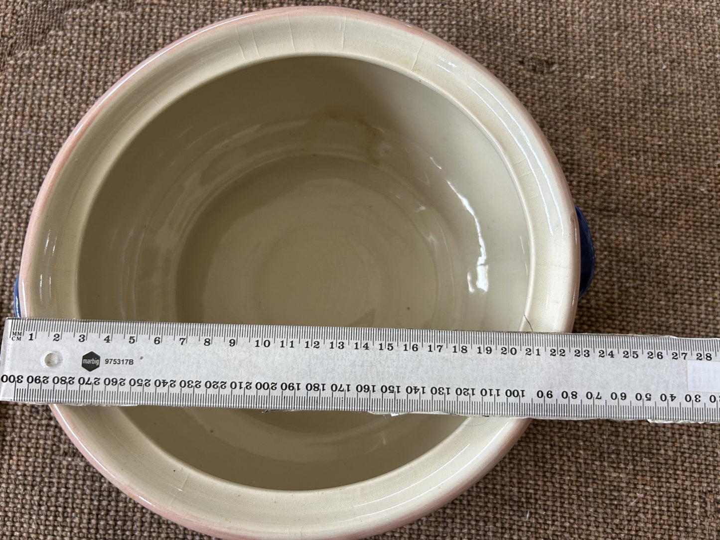 Wagener & Ryder Australian Studio Pottery Lidded Casserole 4L c1980s