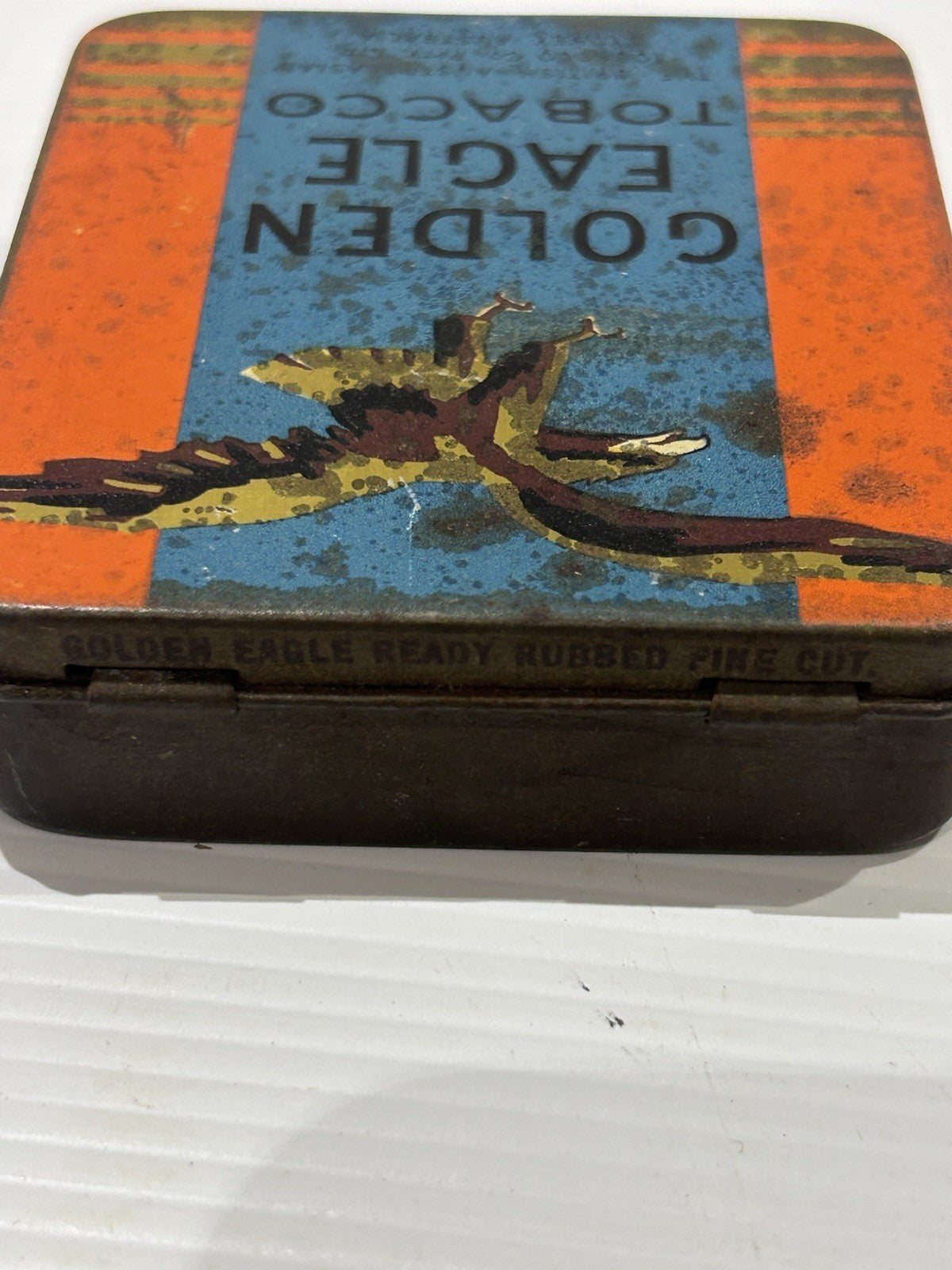 Vintage Golden Eagle Tobacco Tin – British Australasian Co. Sydney