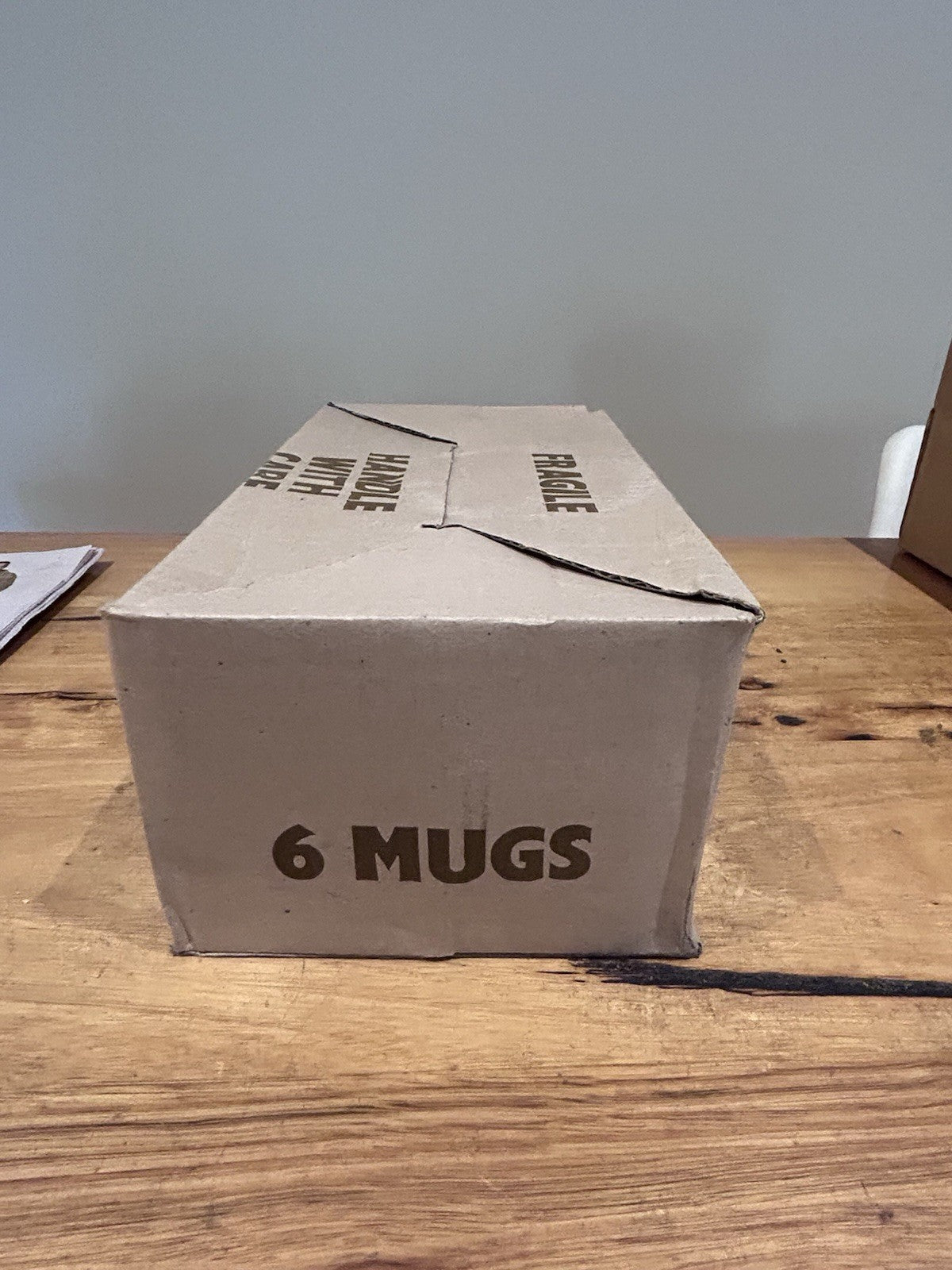 Vintage 1970s Churchill Homespun Stonecast Mugs – Set of 6 in Original Box