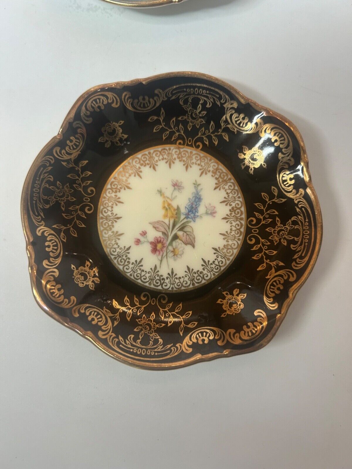 Zeh Scherzer 4 x Pin Small Dish Bavaria Germany approx 9 cm Vintage