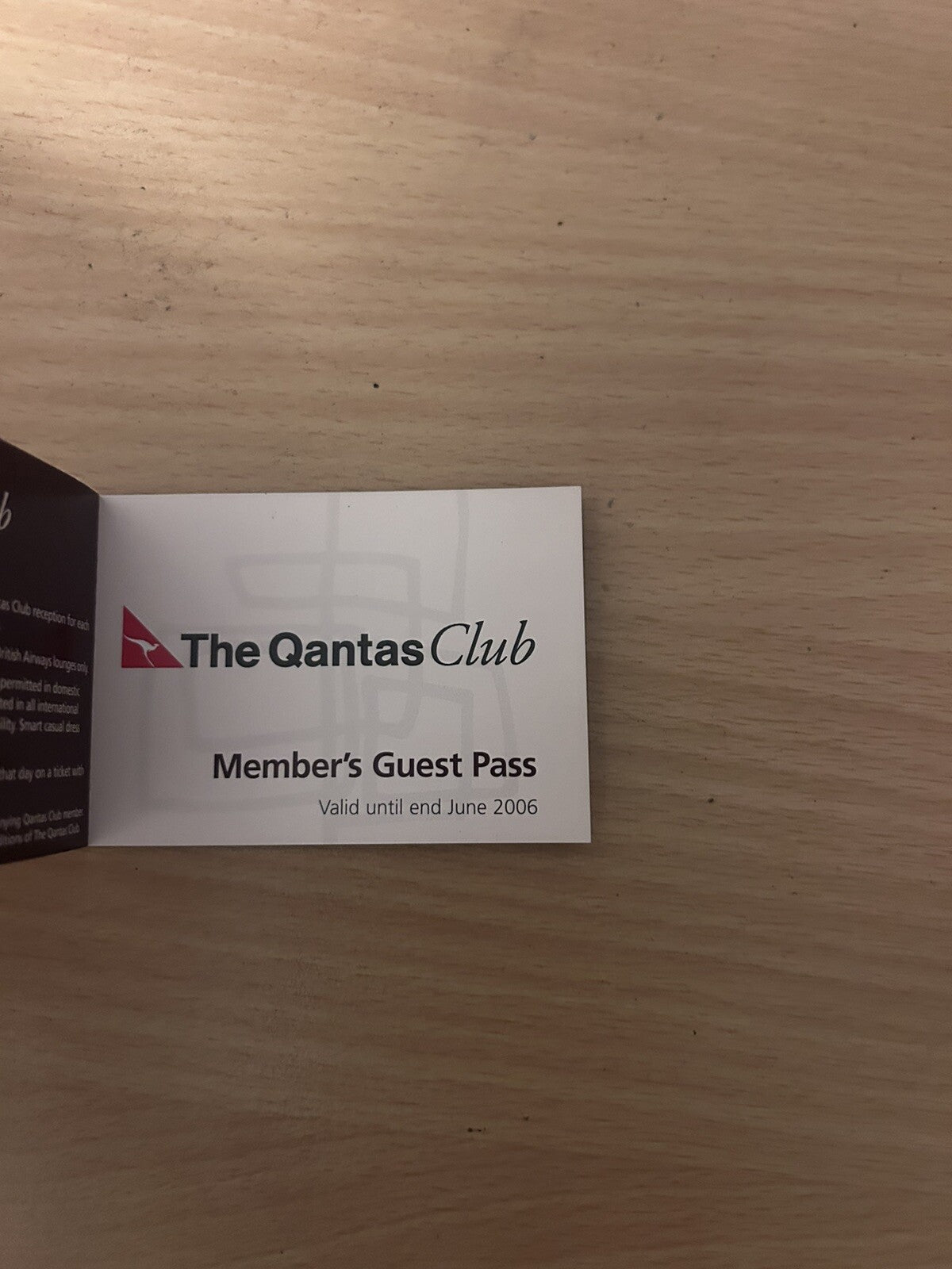 Vintage 2006 Qantas Memorabilia
