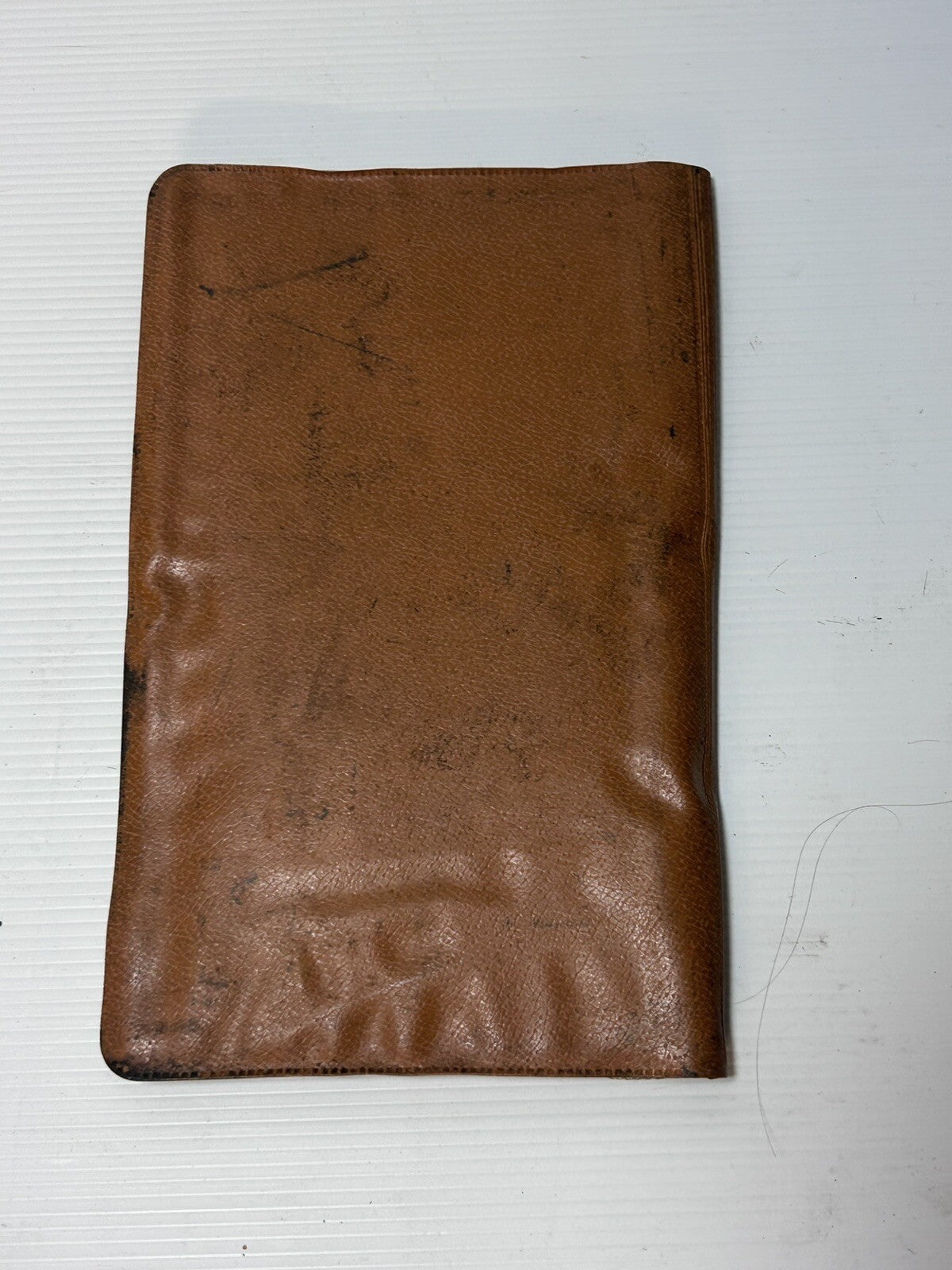 Vintage Holden Car Document Wallet 1960s-70s Lion Logo Brown Vinyl Folder