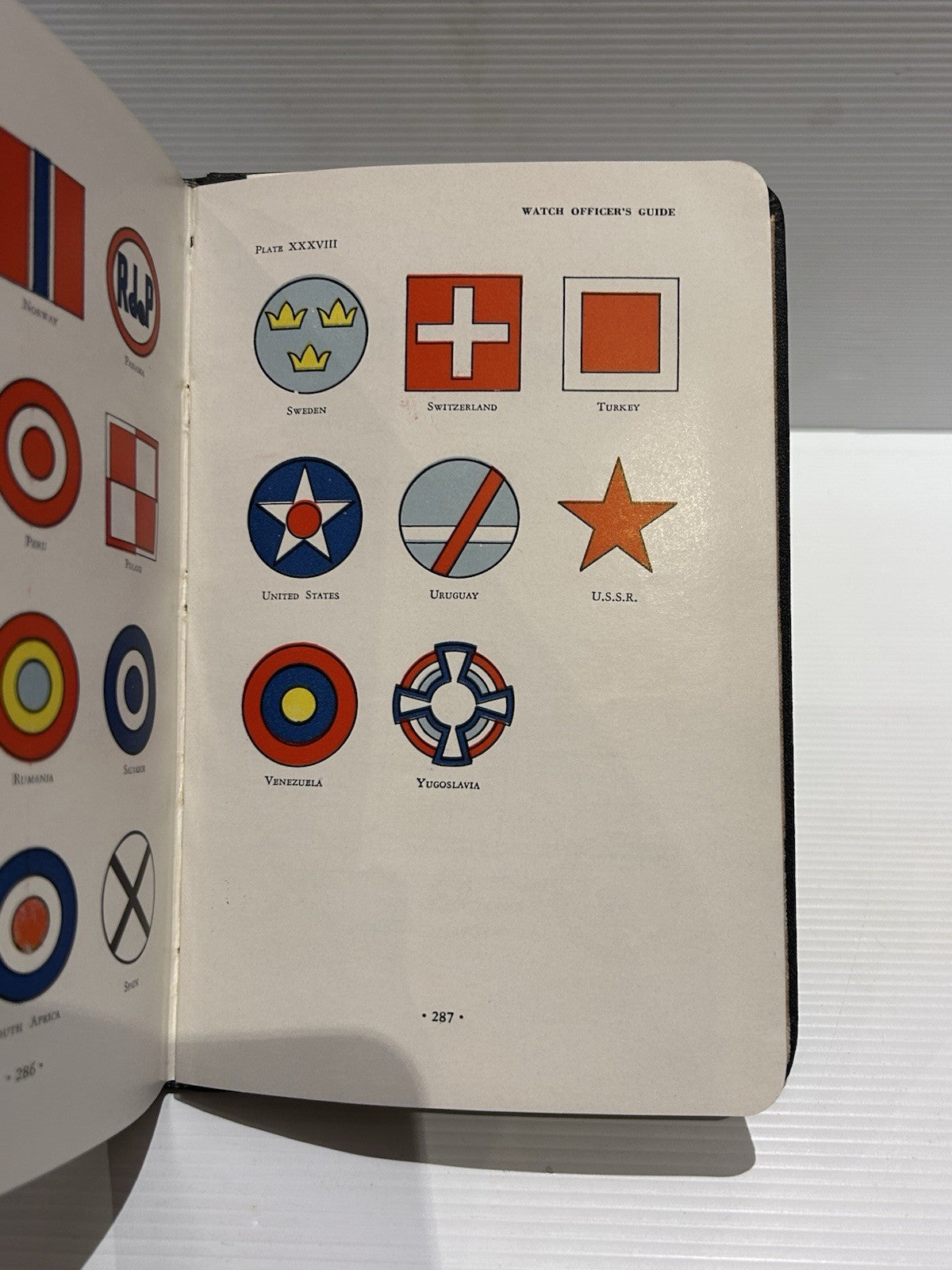 WWII Watch Officer’s Guide – U.S. Navy April 1942 Edition + Fold-out Chart