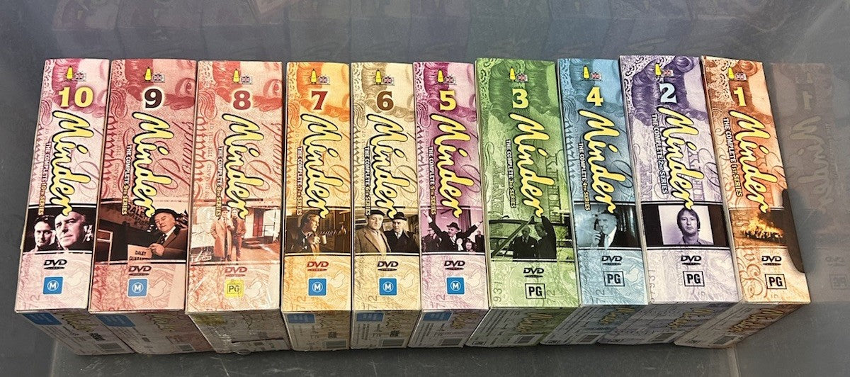 Minder Complete Series DVD Collection UK TV Classic Arthur Daley Set