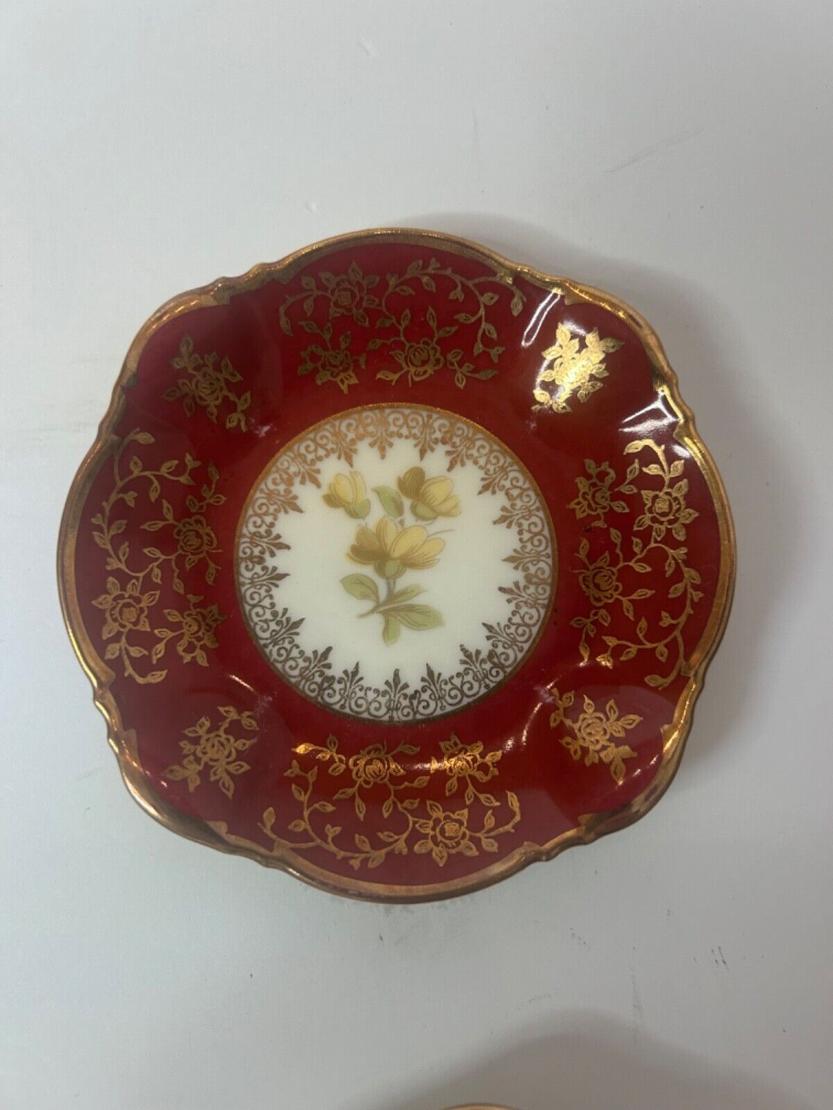 Zeh Scherzer 4 x Pin Small Dish Bavaria Germany approx 9 cm Vintage
