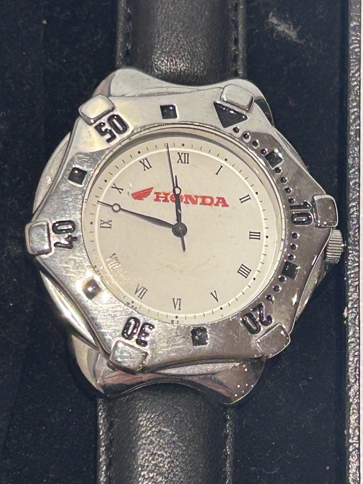 Vintage Honda Watch DSV Merchandising Boxed Leather Strap Assembled Australia