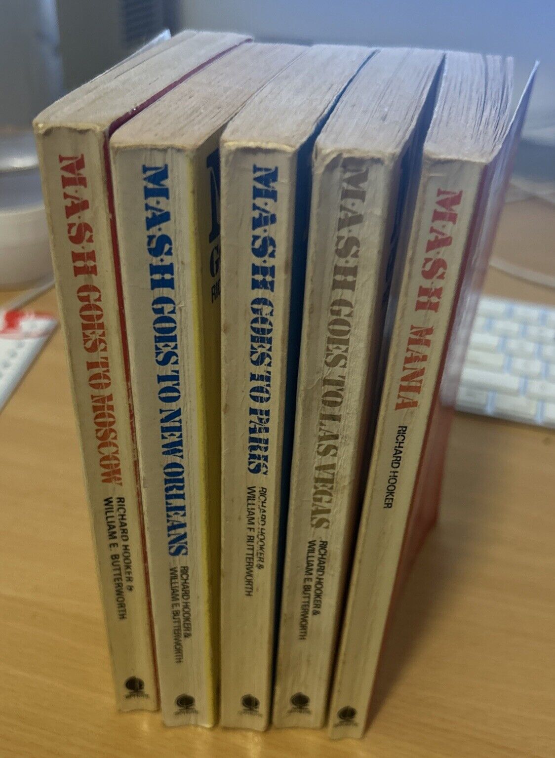 Vintage 1970's MASH GOES TO ... And Mania - Set of 5, Hooker/Butterworth,
