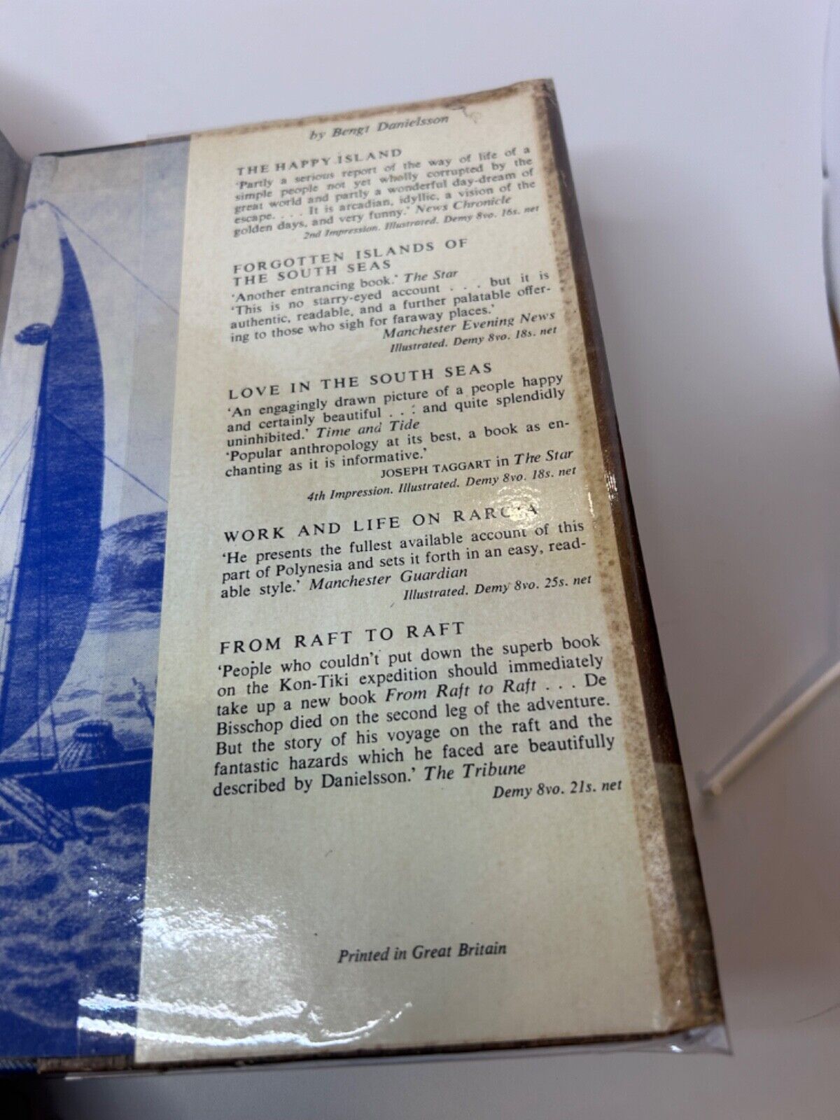 What Happened on the Bounty by Bengt Danielsson First Edition H/C D/J 1962