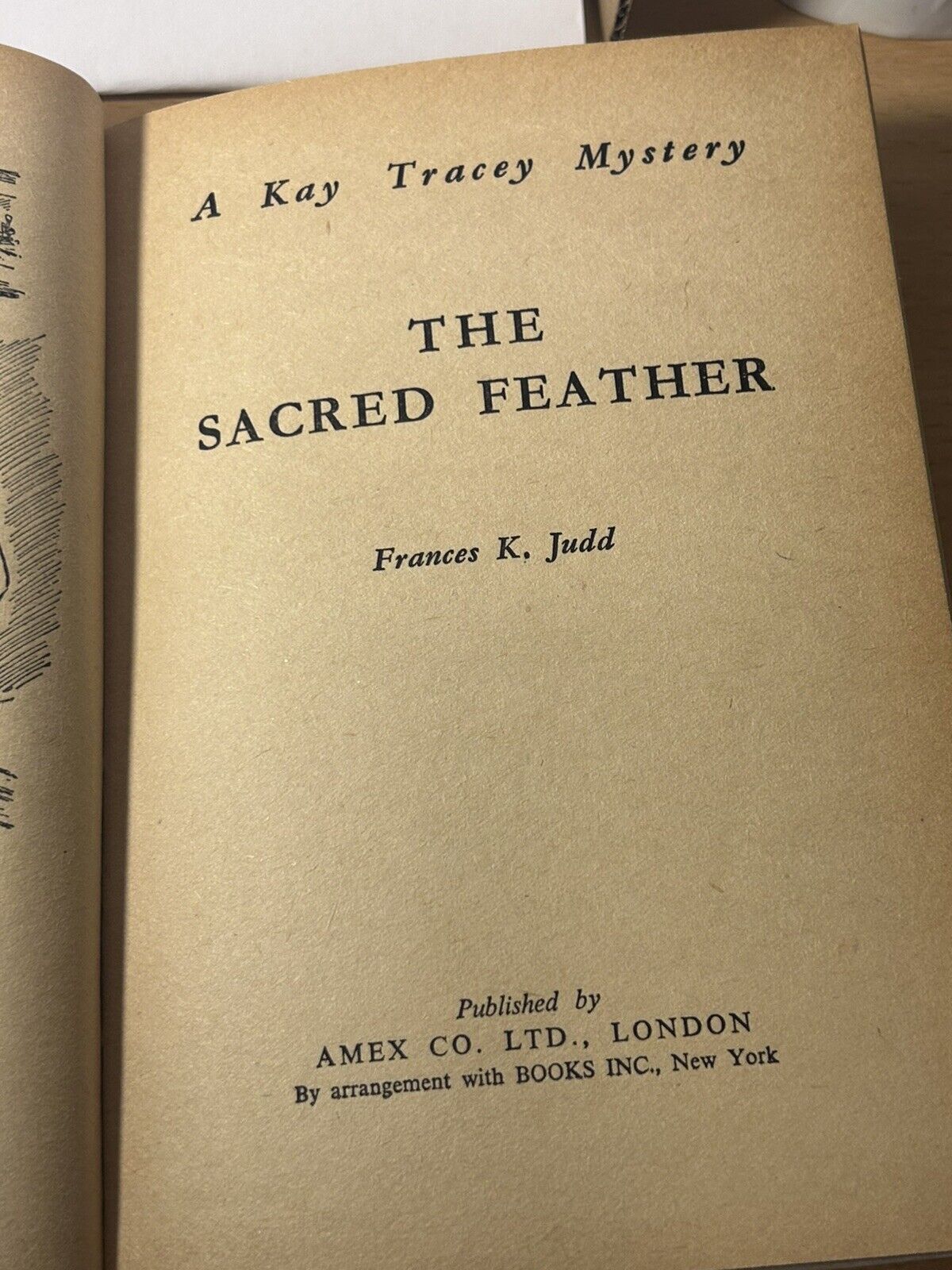 The Sacred Feather, Frances K Judd, Amex Co Ltd, 1951, Hardcover