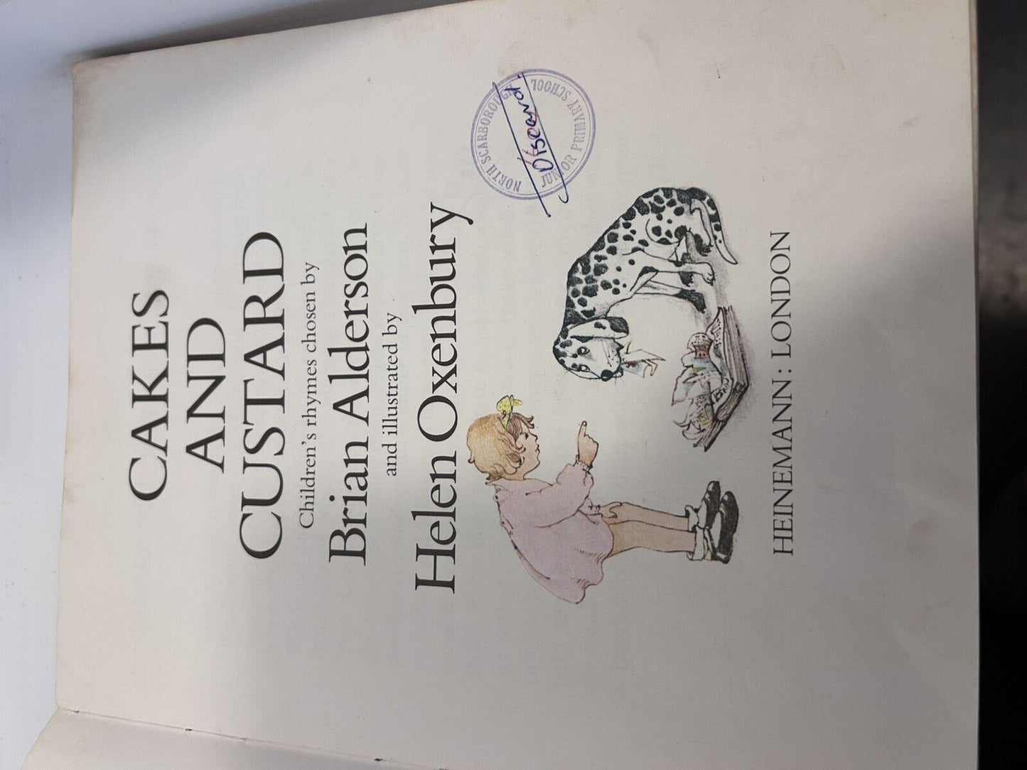 Cakes & Custard Children's Rhymes - Brian Alderson & Helen Oxenbury HC 1974