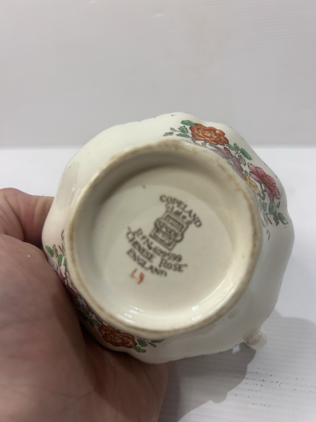 Vintage Copeland Spode “Chinese Rose” Jug – Rd No. 655599 – England – c.1916