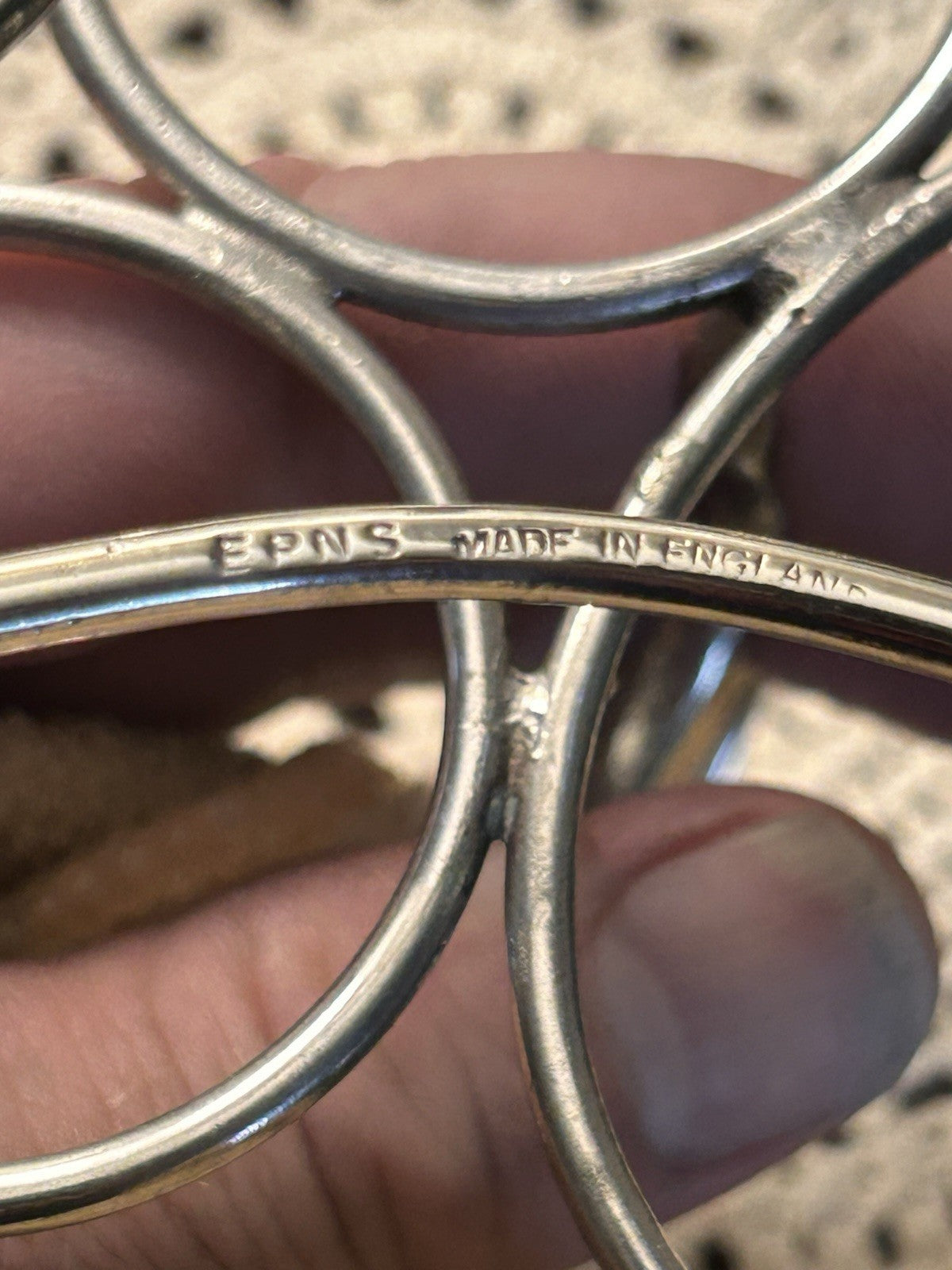 Vintage EPNS & Glass Cruet Set Made in England – Mustard, Pepper & Salt Trio