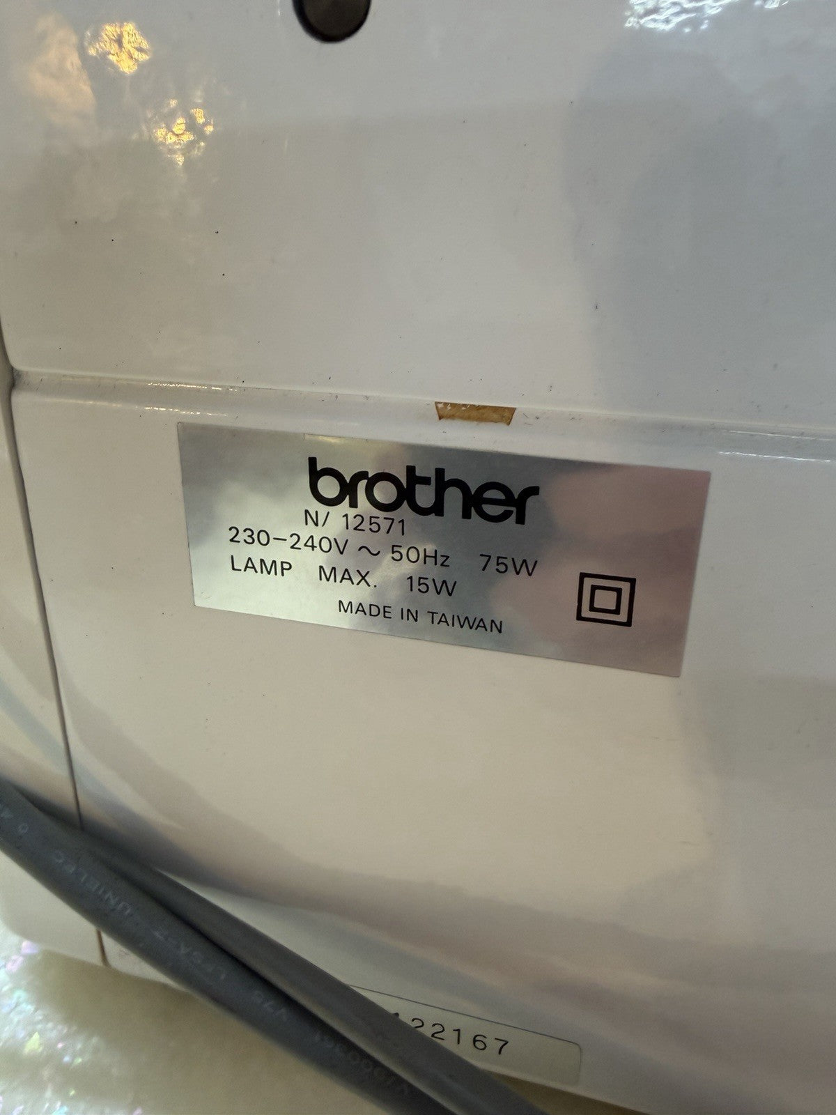 Brother My Star 3 Electronic Sewing Machine N/12571 Foot Pedal Accessories