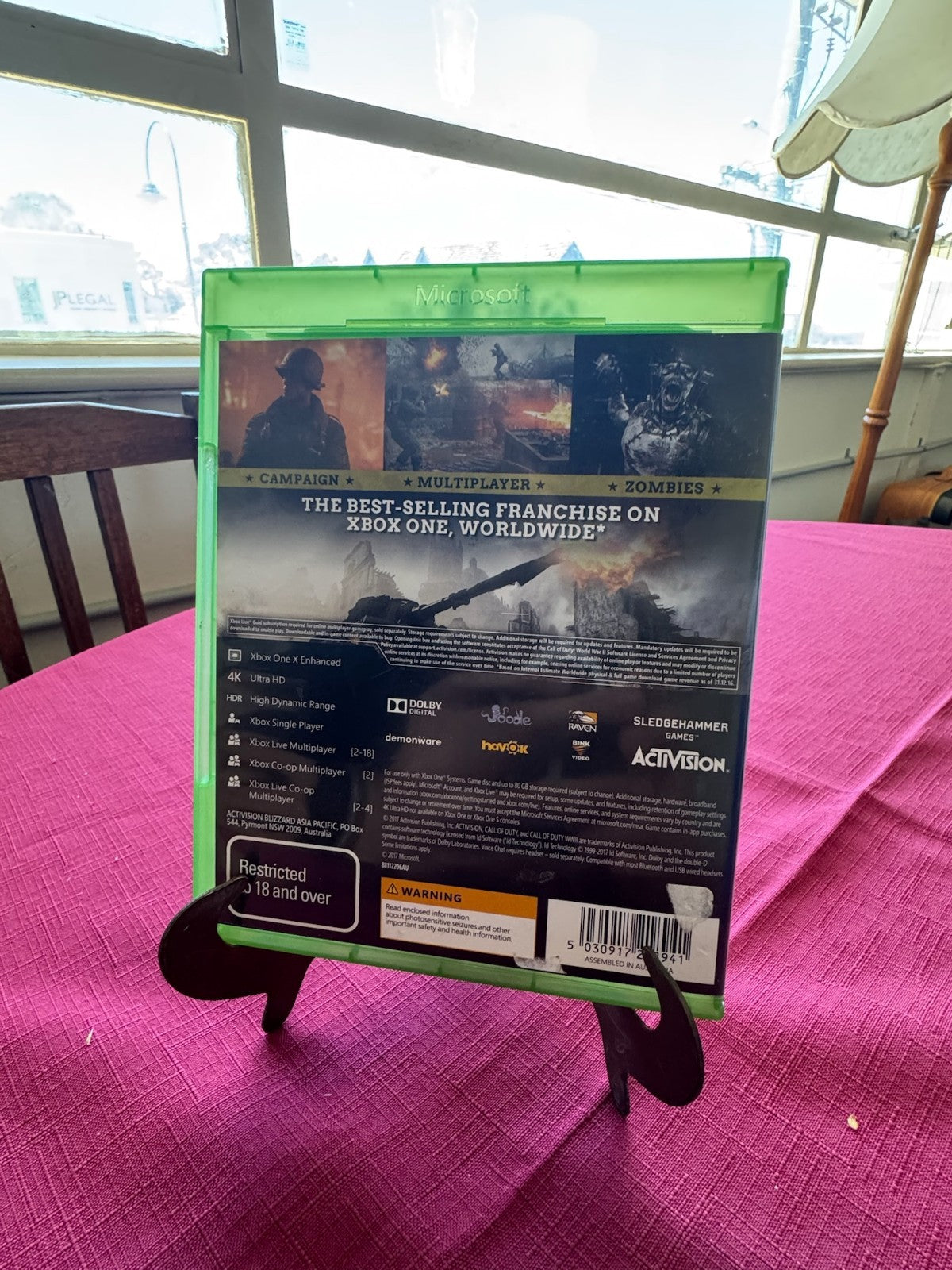 Call of Duty WWII Xbox One PAL – Complete Disc & Case | 2017