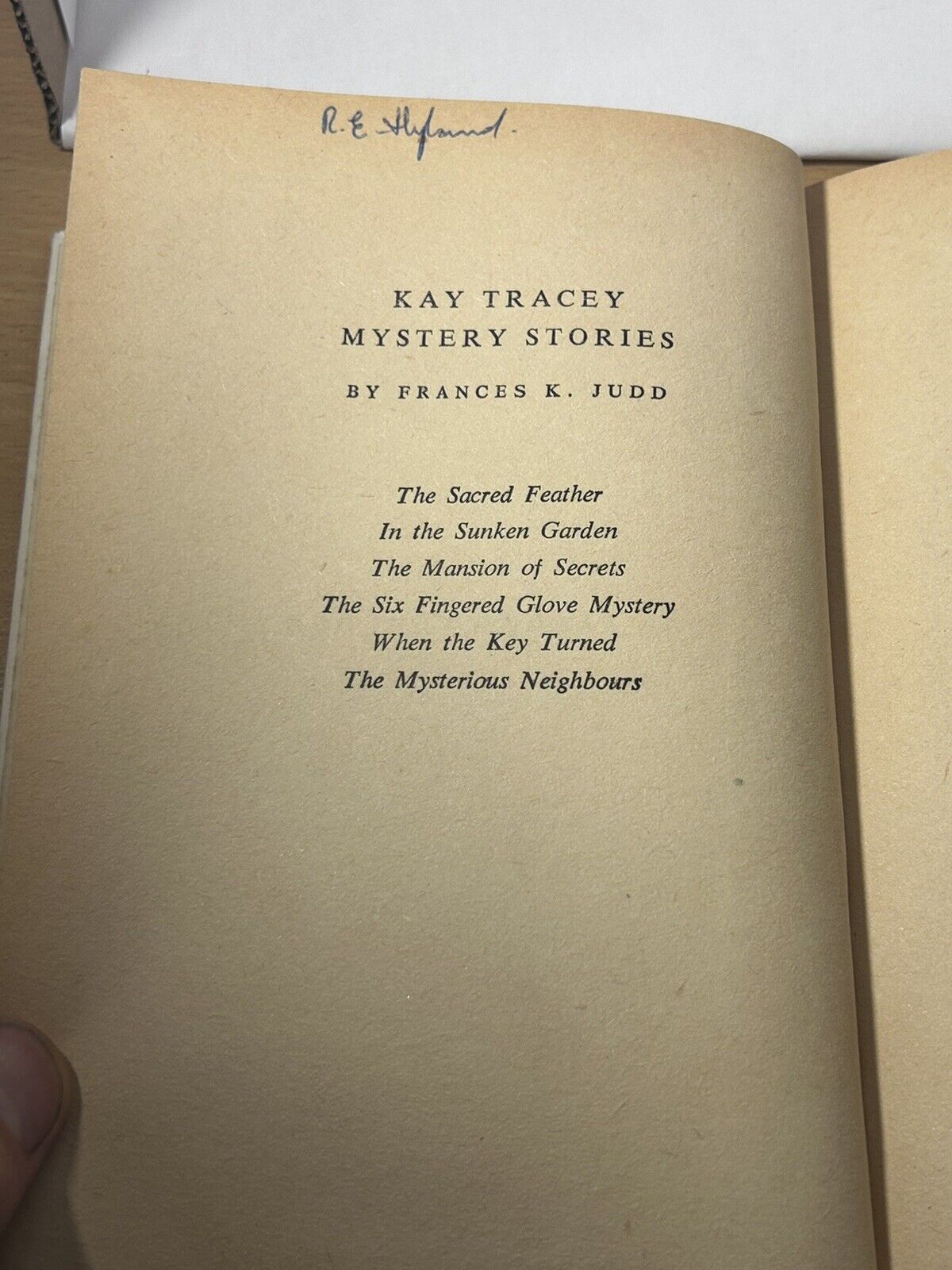 The Sacred Feather, Frances K Judd, Amex Co Ltd, 1951, Hardcover