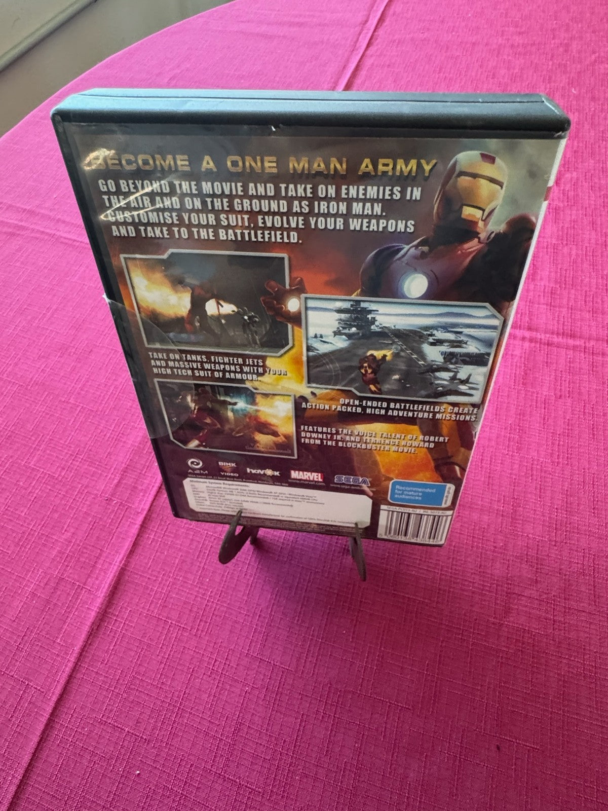 Iron Man PC DVD-ROM PAL – Complete w Manual & Disc | 2008