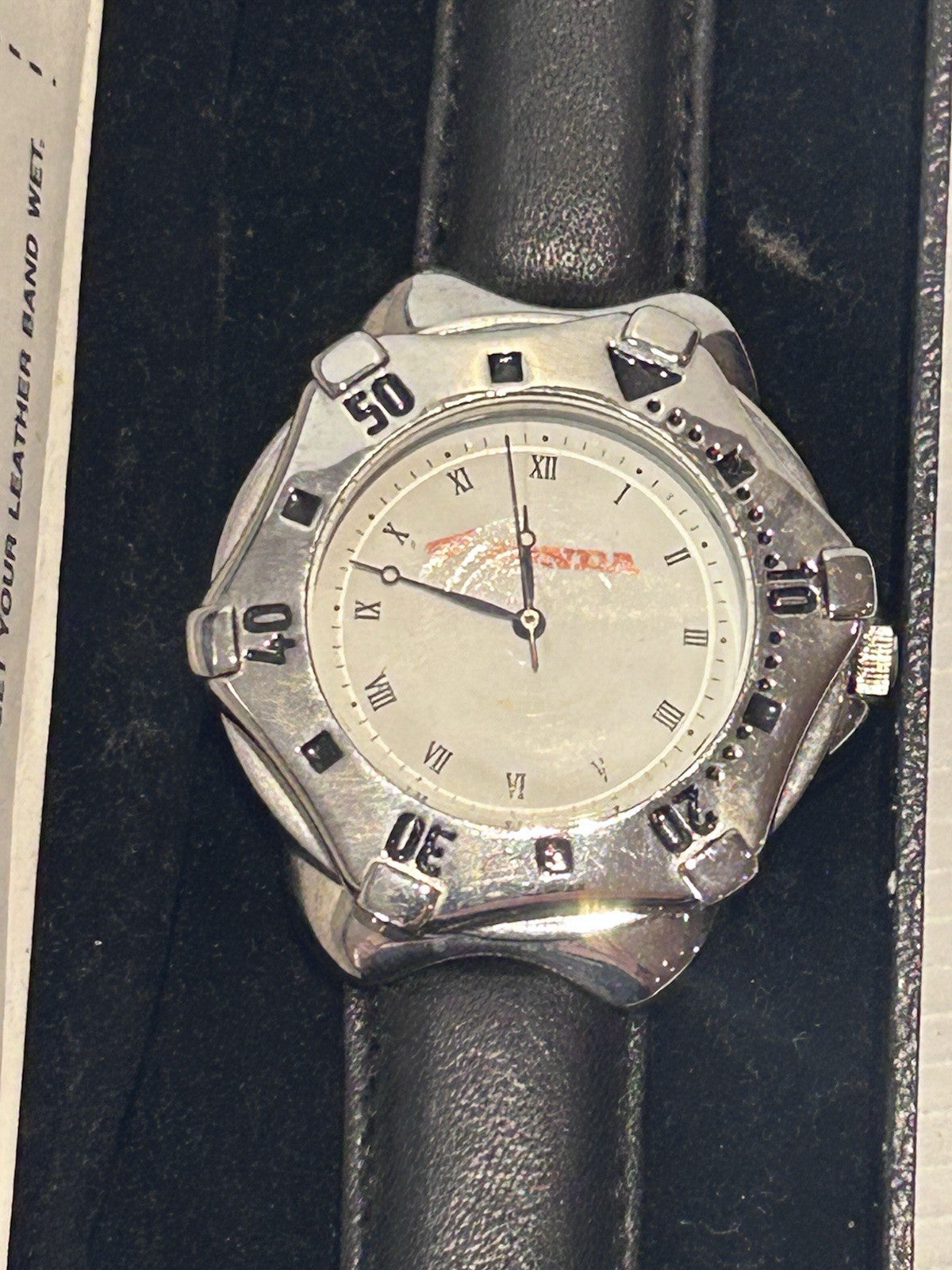 Vintage Honda Watch DSV Merchandising Boxed Leather Strap Assembled Australia