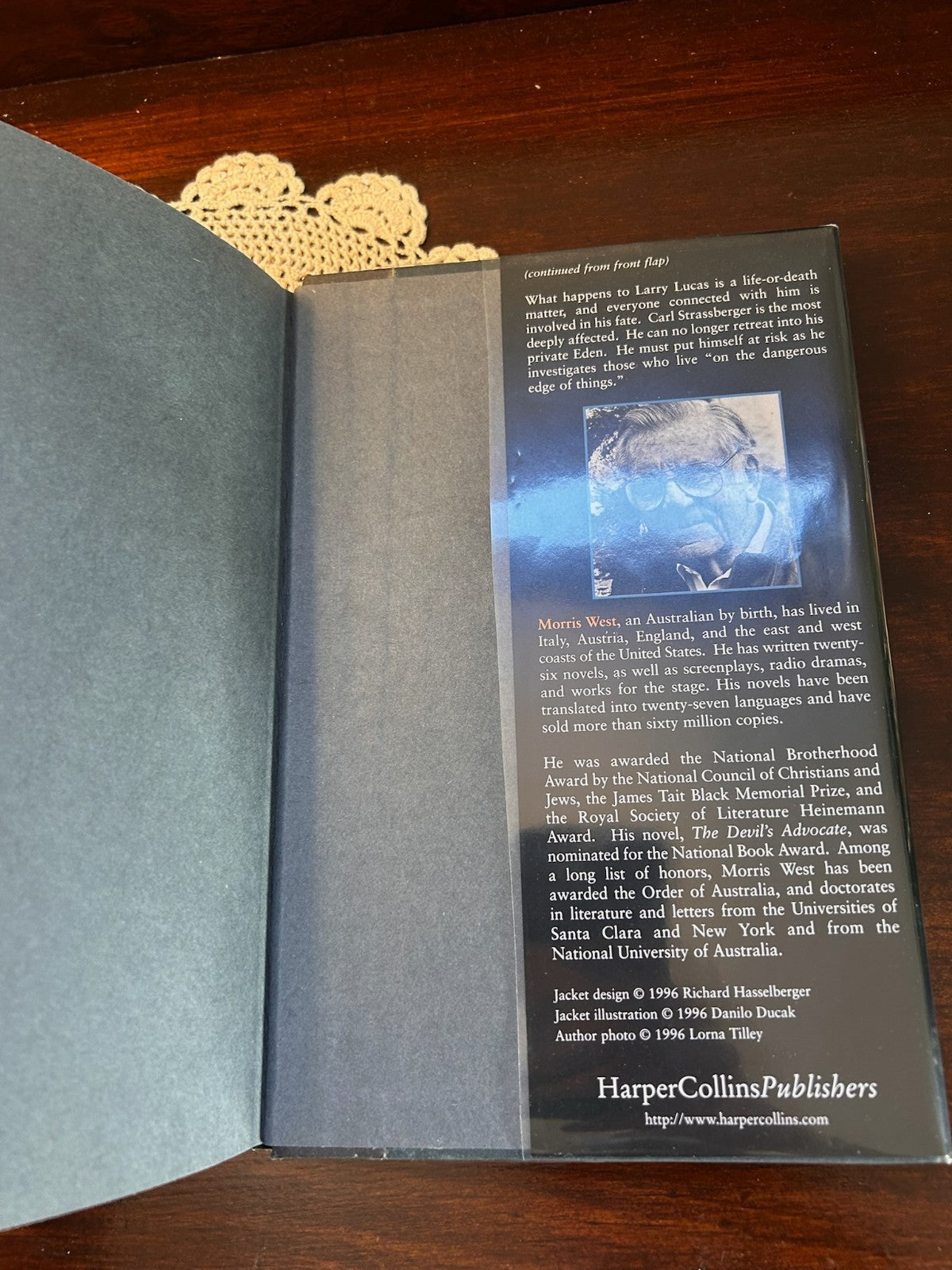 Vanishing Point - Morris West - 1996 First Edition Hardcover HarperCollins