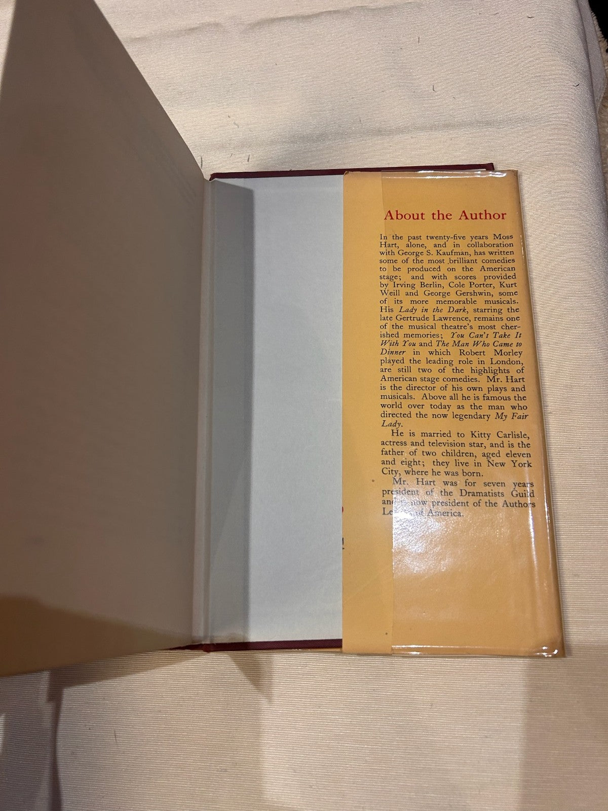 Act One – Moss Hart | Vintage Autobiography Hardback