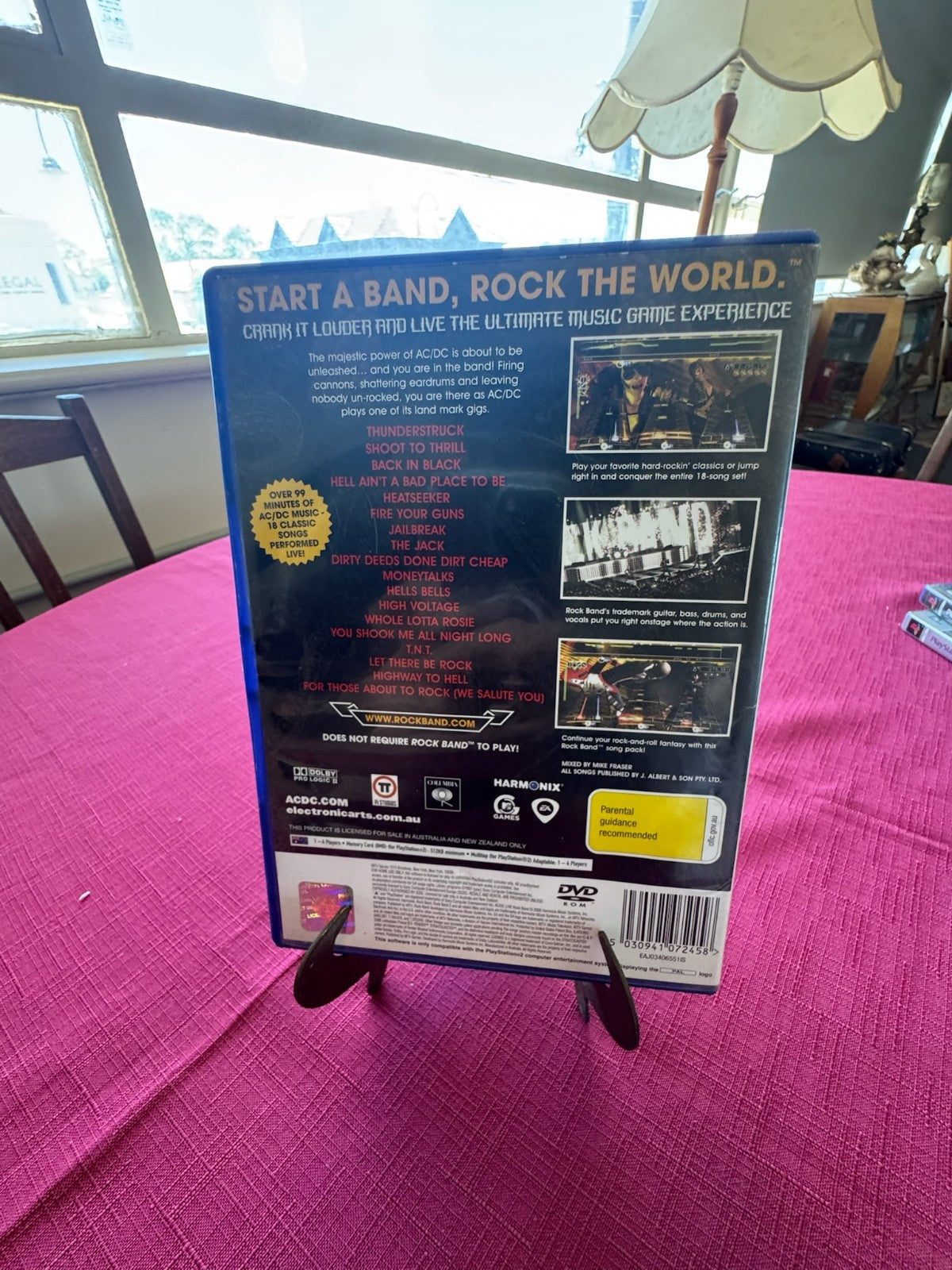 AC/DC Live Rock Band PS2 PAL – Complete w/ Manual | 2008