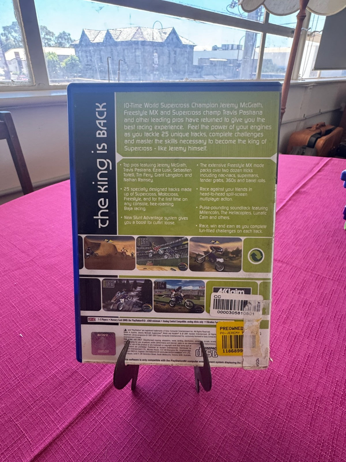 Jeremy McGrath Supercross World PS2 PAL | 2001 | Motocross Classic