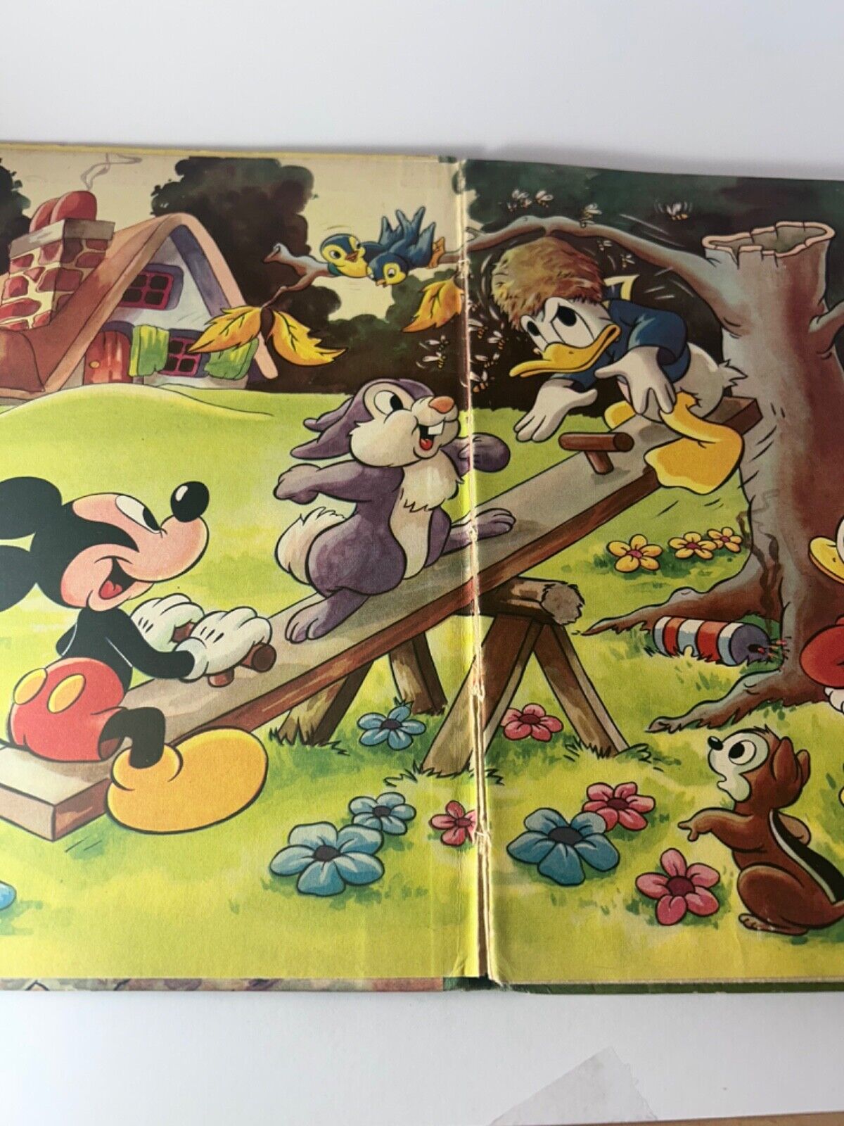 Circa 1945 Donald Duck's Wonder Book Copyright Walt Disney Mickey Mouse Ltd RARE