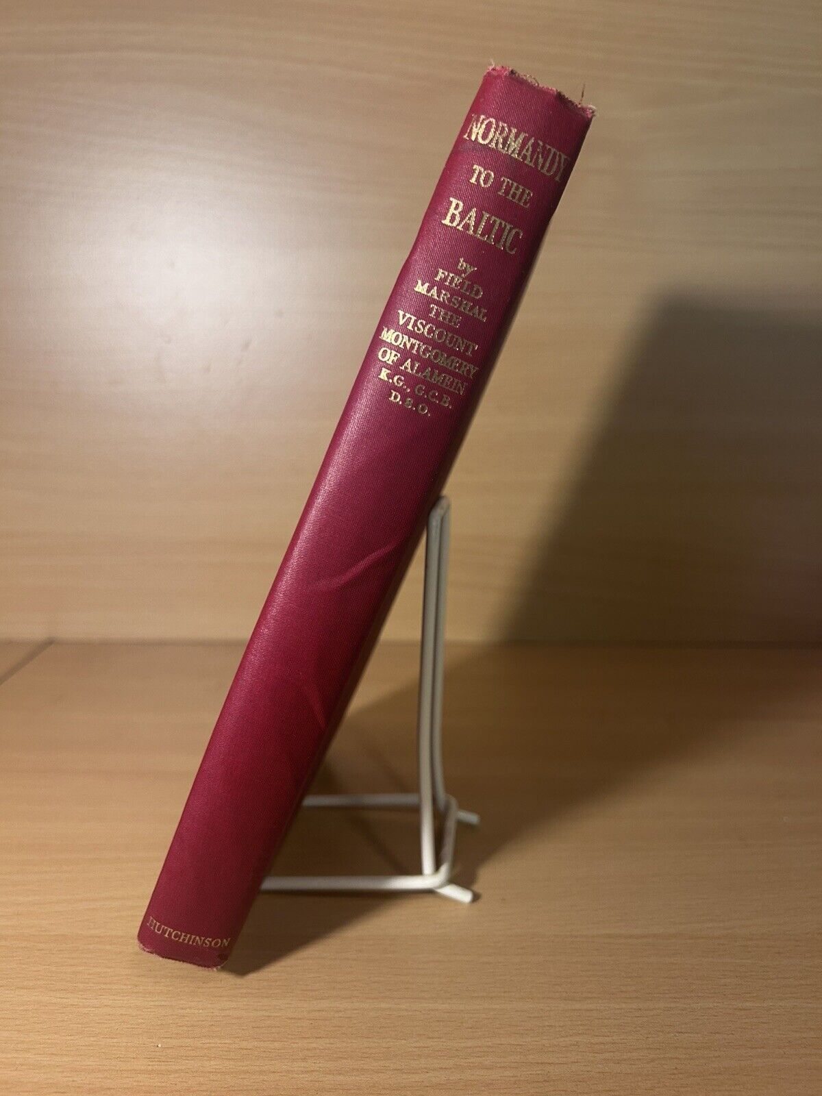Normandy To The Baltic FIELD MARSHALL MONTGOMERY Vintage 1953 HC Ed. RARE W/ DJ