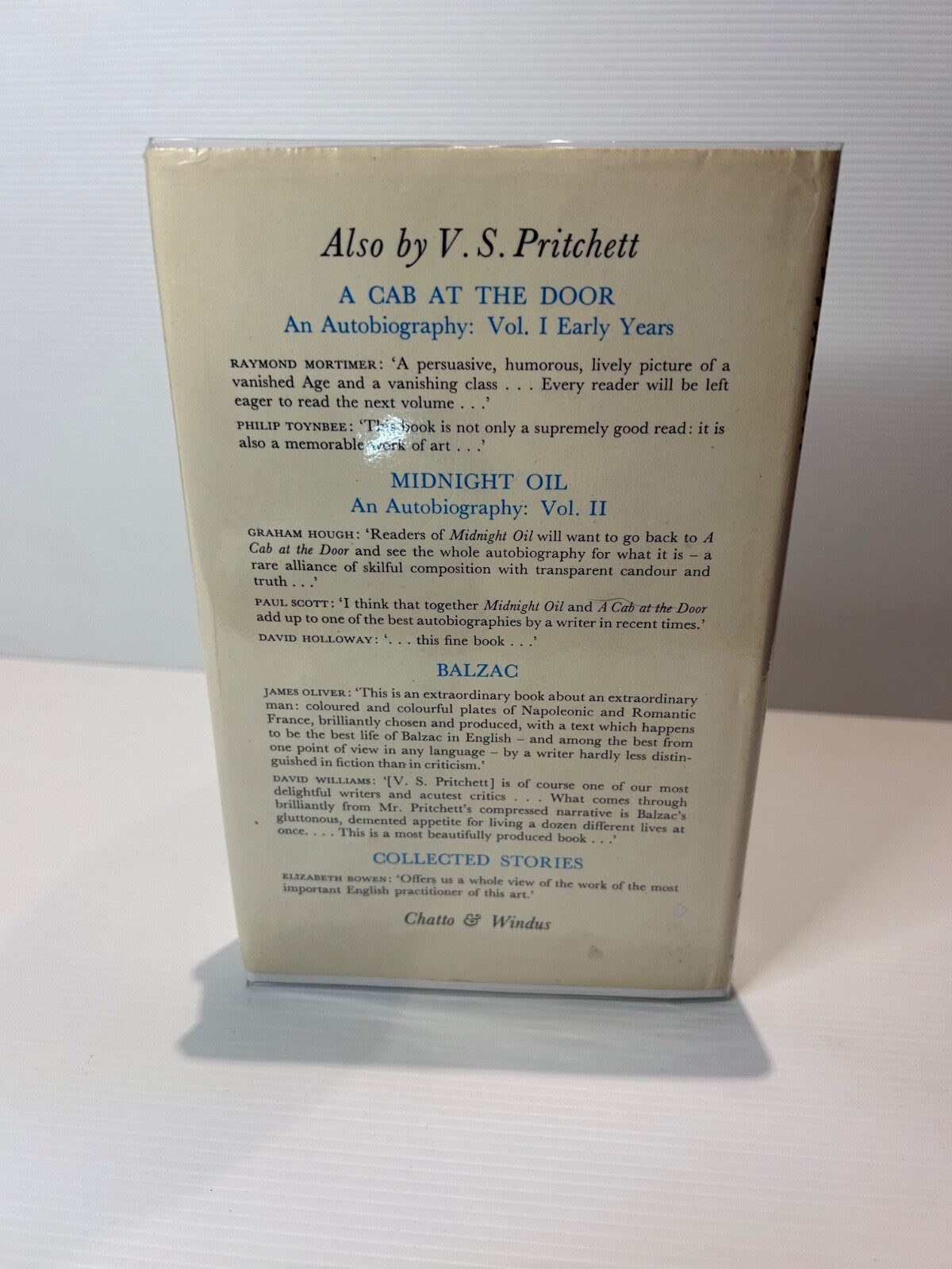 The Camberwell Beauty V.S. Pritchett 1974 HC DJ 1st UK Ed Chatto & Windus 203pp