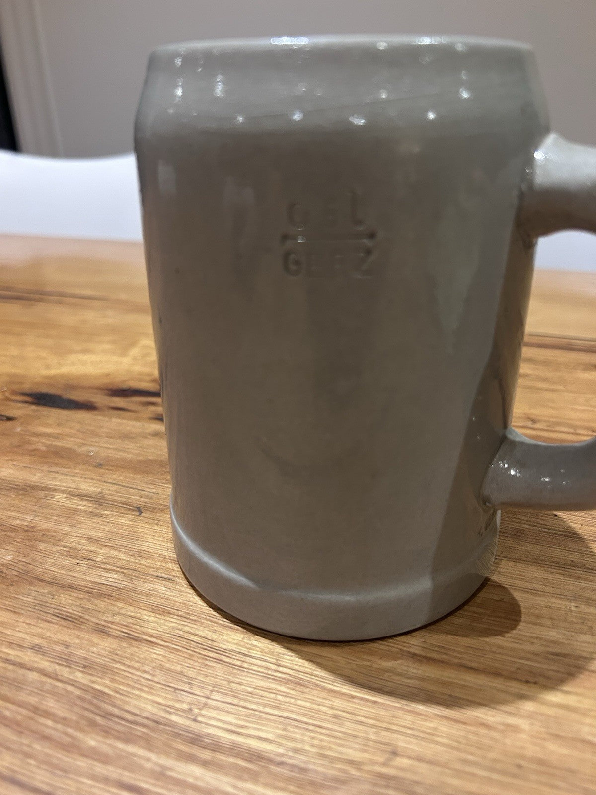 Vintage GERZ 0.5L Beer Stein Nürnberg Tucher Brewery Germany West