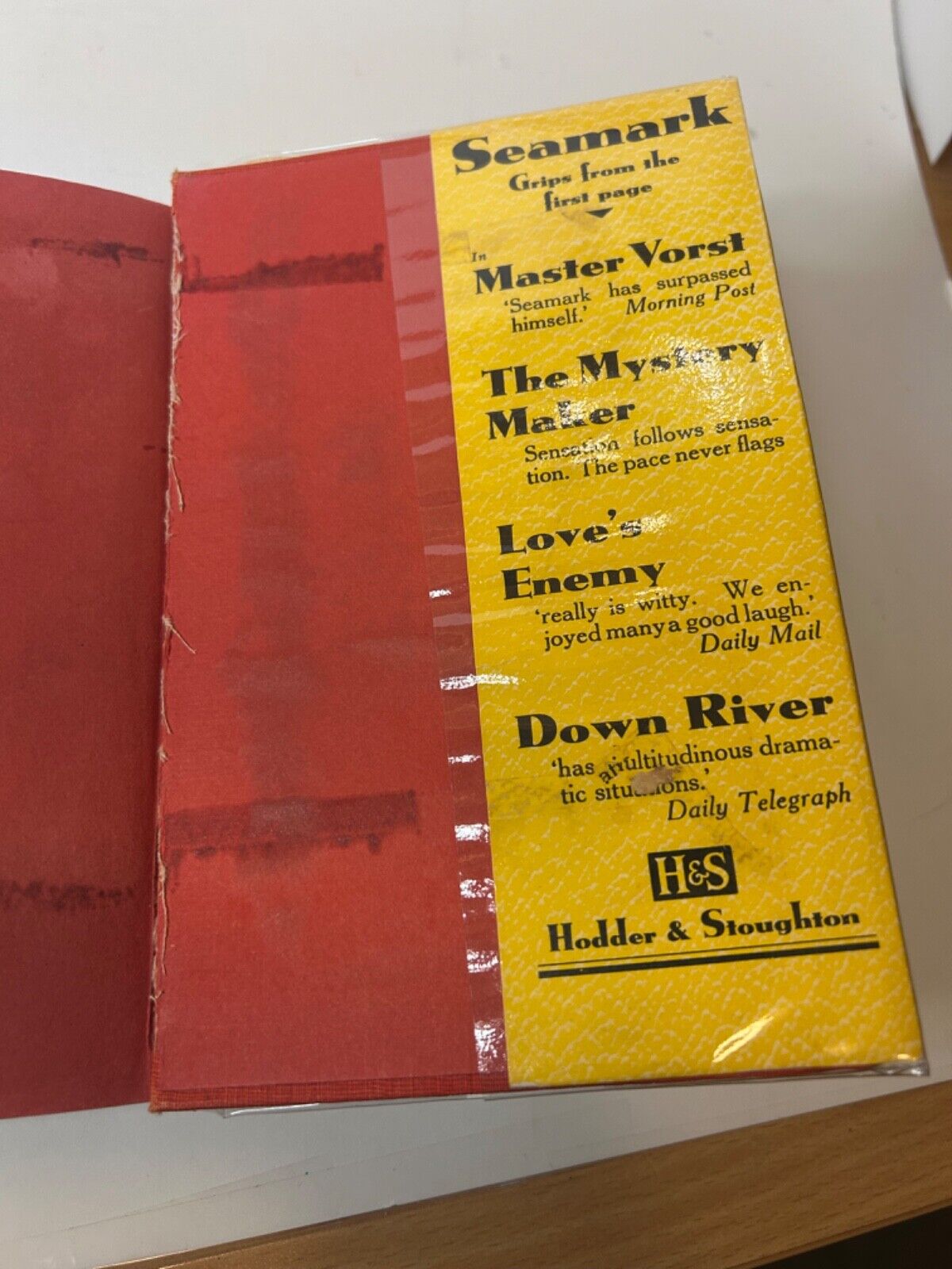 The Silent Six by Seamark Hodder & Stoughton - 1934 - Hardcover RARE COLLECTABLE