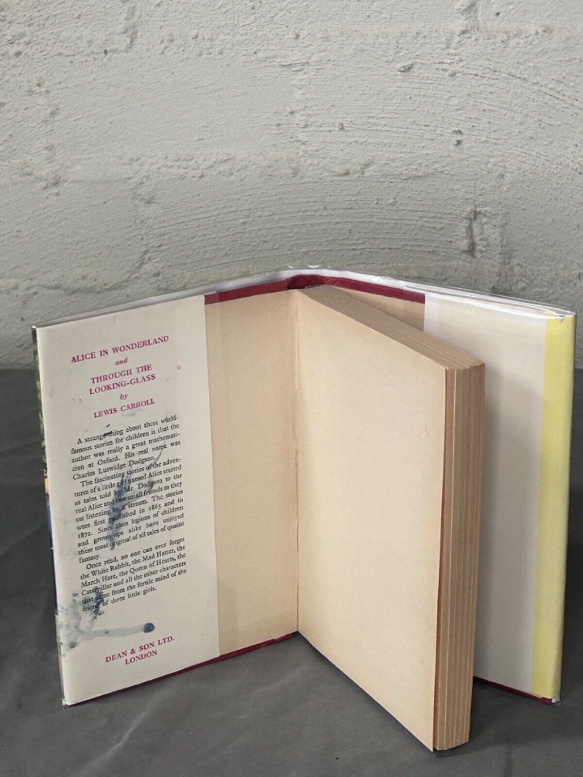 Alice In Wonderland And Through The Looking Glass By Lewis Carroll H/B Dean &Son