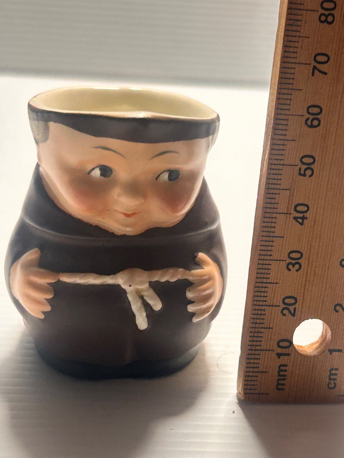 Vintage Goebel Friar Tuck Monk Cup West Germany S141/2 V Mark 6cm