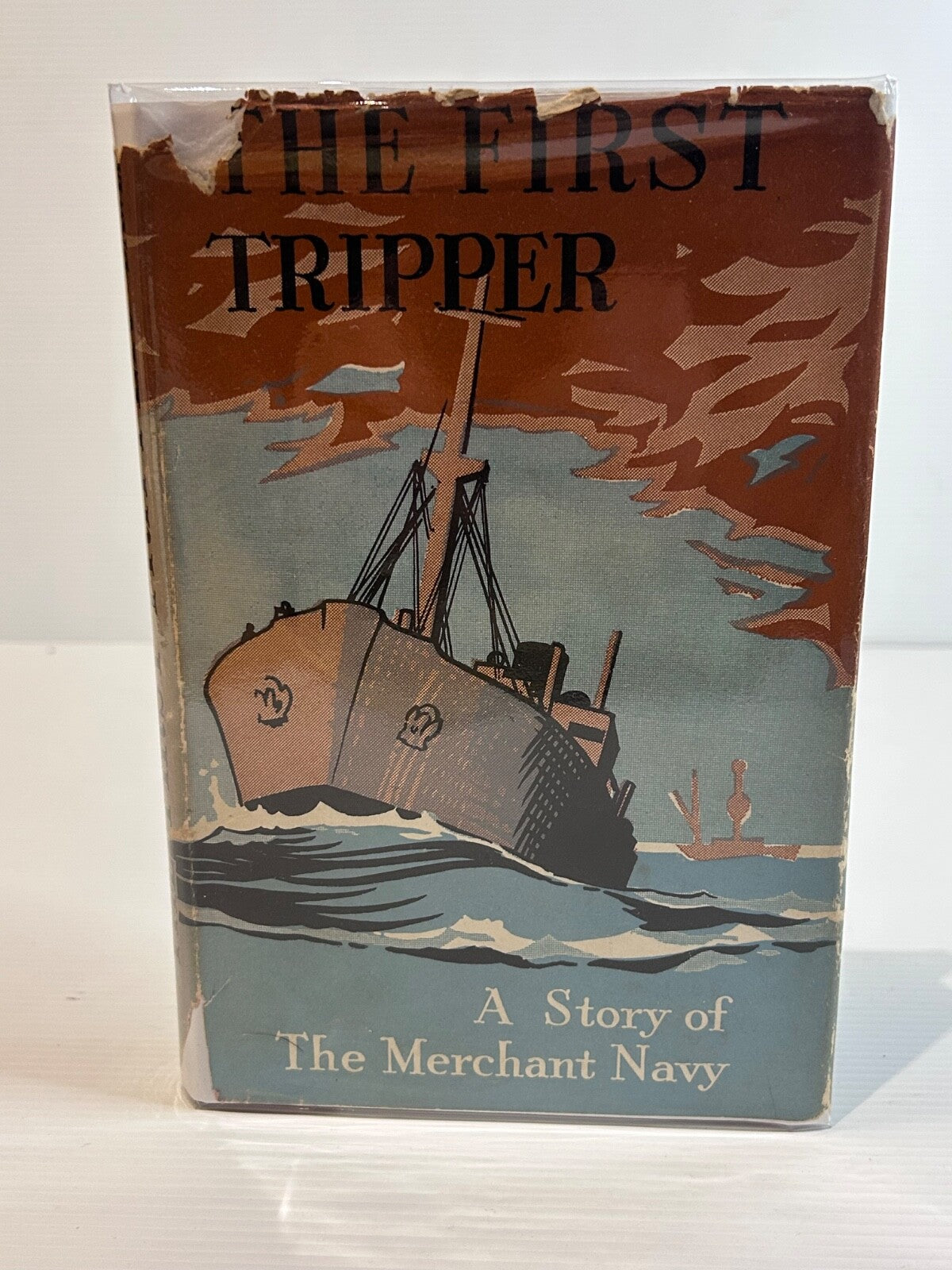The First Tripper Peter Dawlish 1947 HC DJ 1st Ed Oxford Merchant Navy Tale