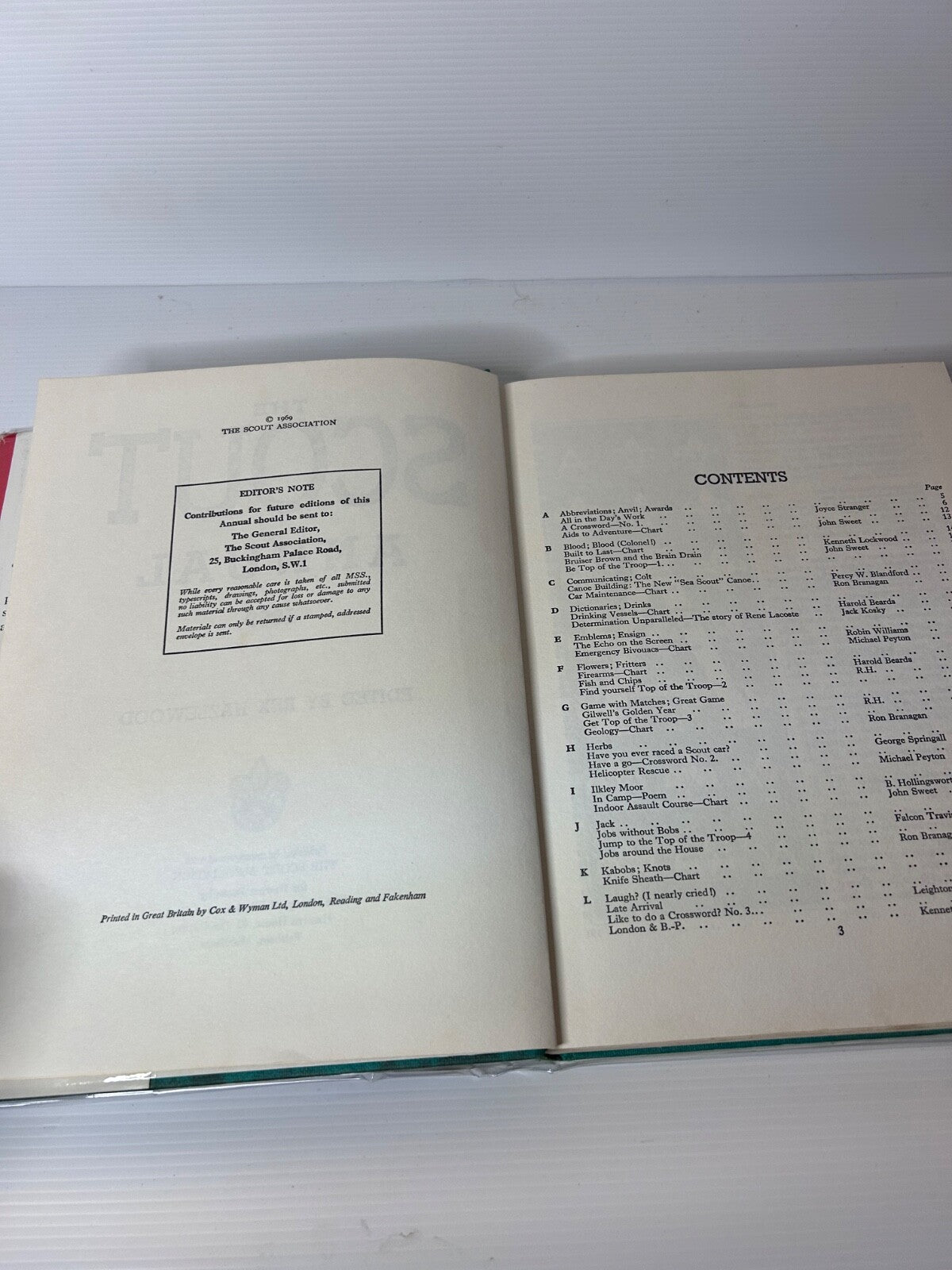The Scout Annual 1969 HC DJ Boy Scouts UK Newnes Vintage Adventure Book