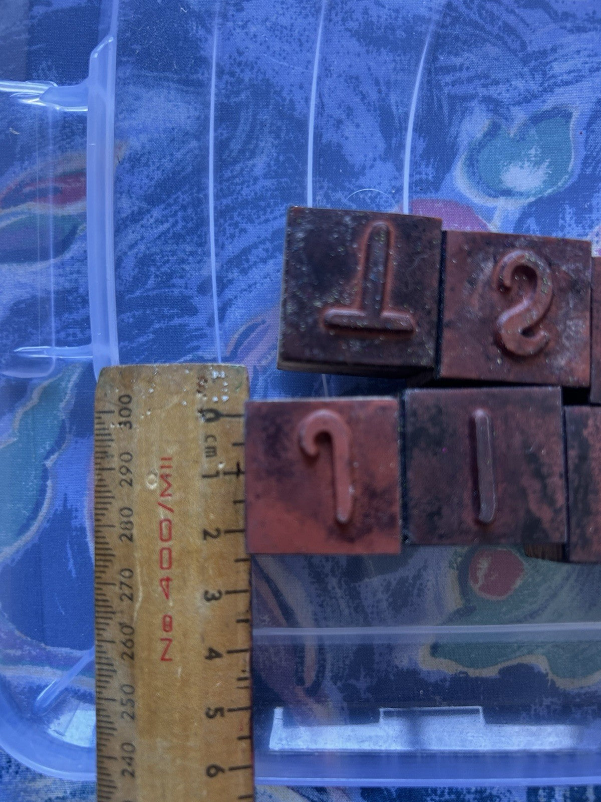 Vintage Wooden Rubber Stamp Alphabet Blocks – Complete A–Z + Symbols