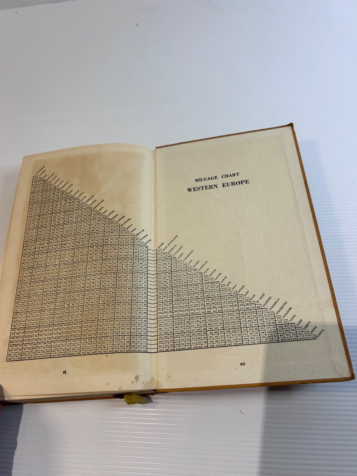 AA Foreign Touring Guide 1956 The Automobile Association Good Condition